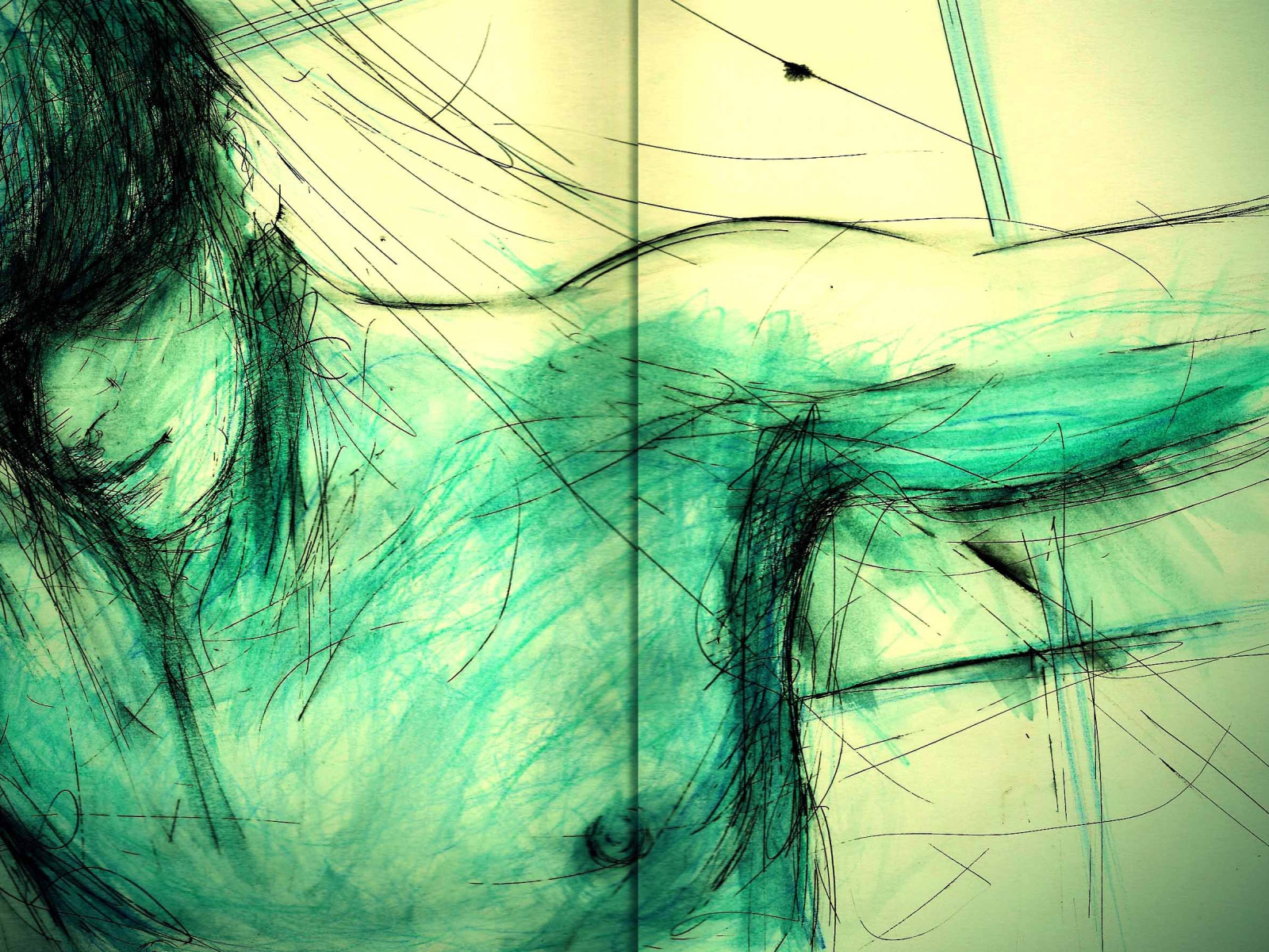 Фотография рисунка на стене