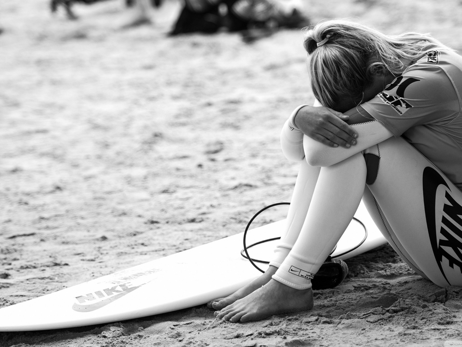 Спортивная девушка устала