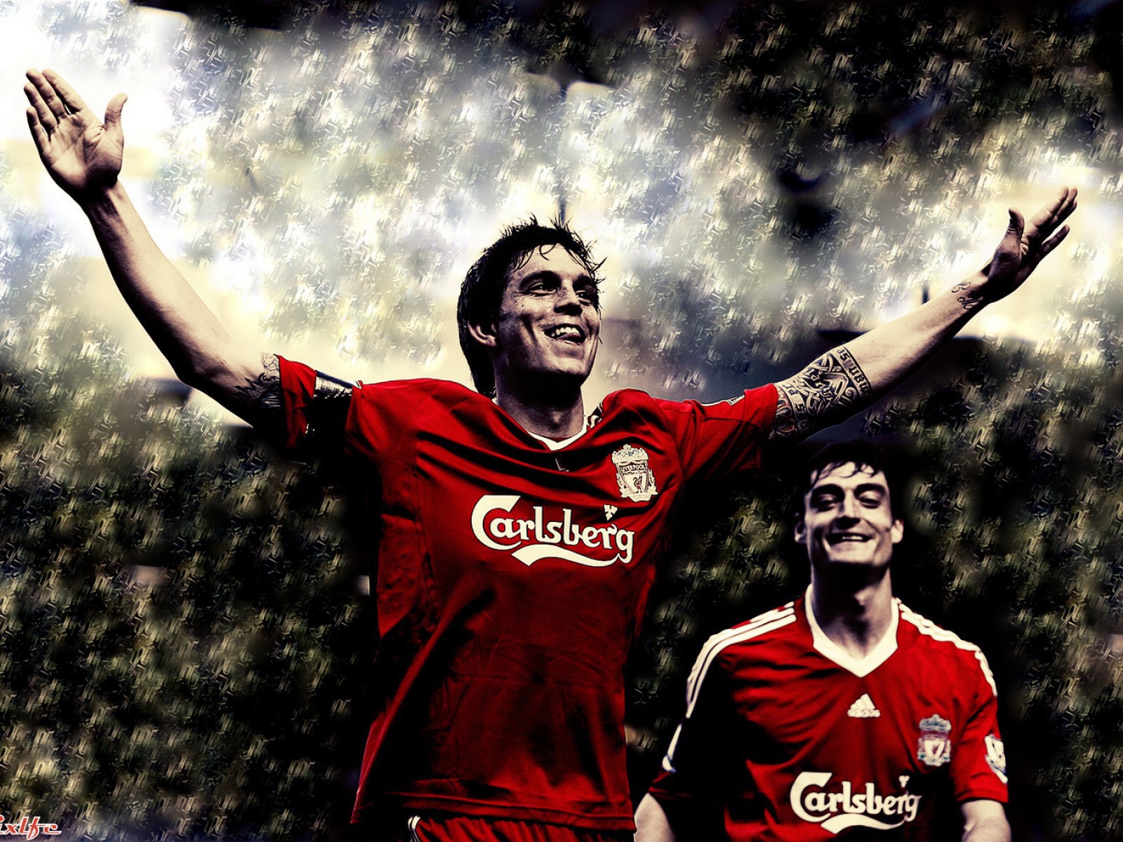 Футболист Ливерпуля Даниэль Аггер в темных тонах