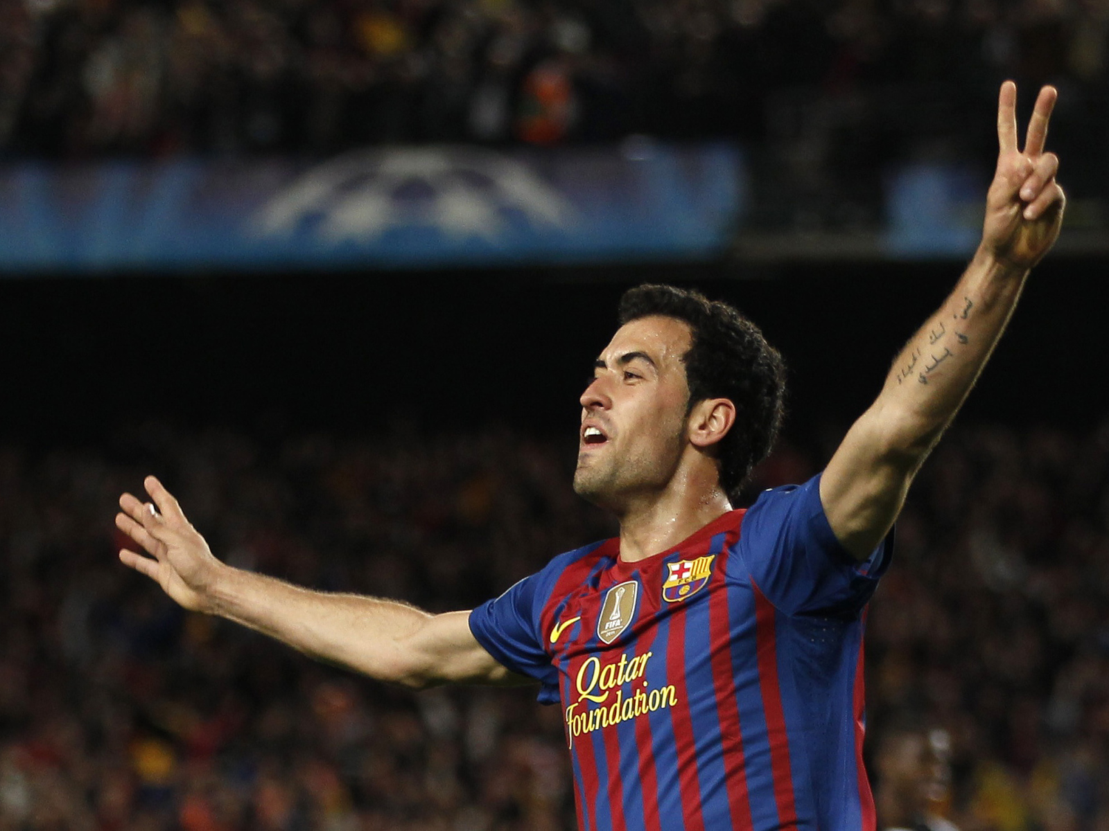 The halfback of Barcelona Sergio Busquets won the game