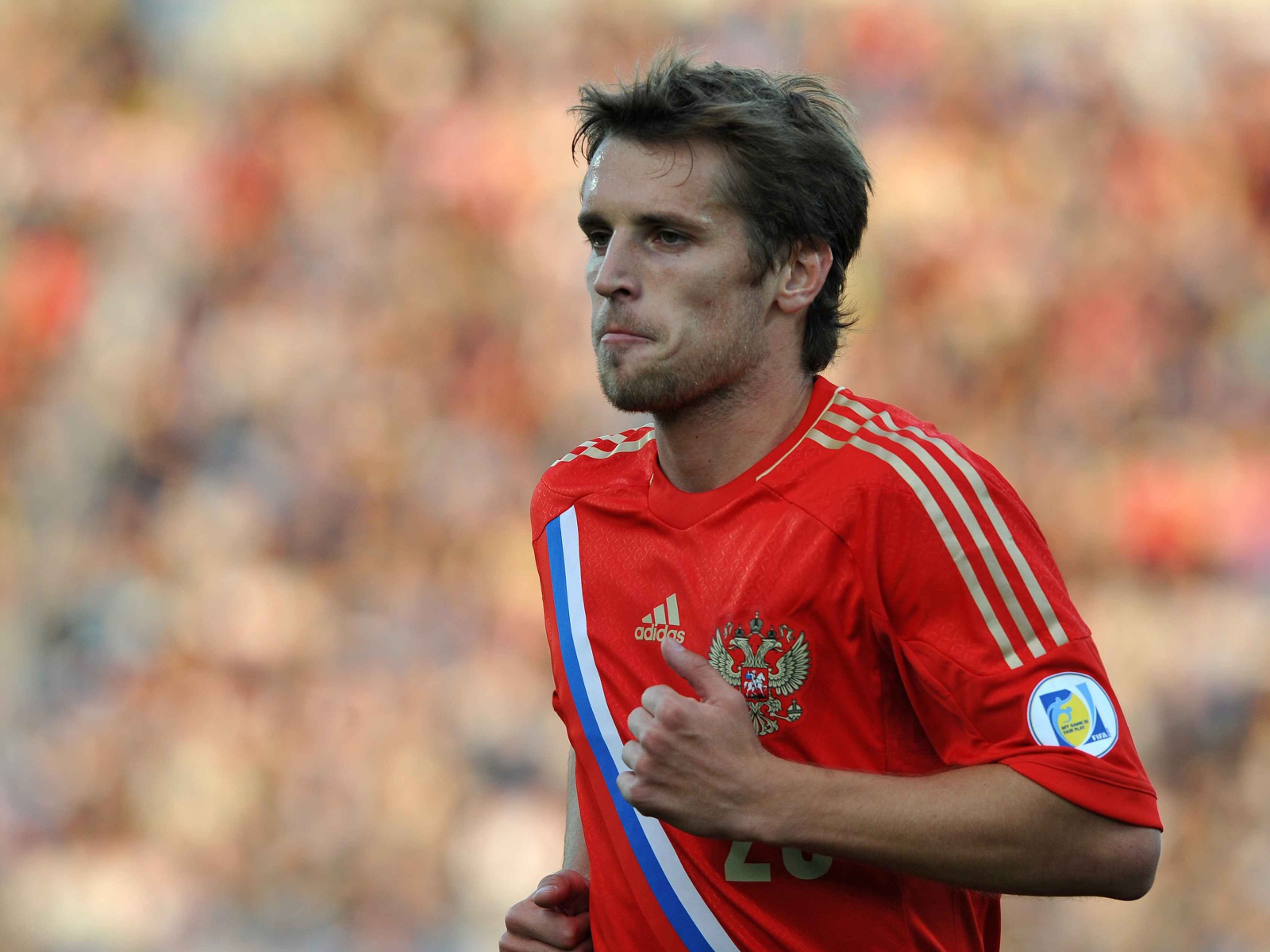 Игрок Спартака Дмитрий Комбаров