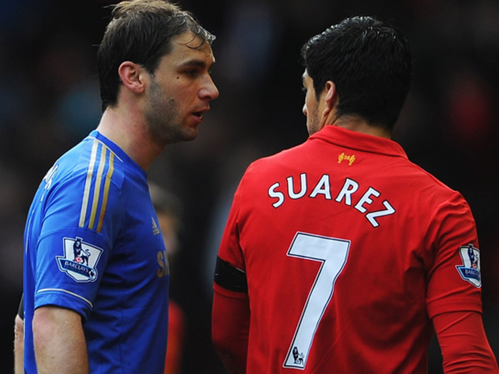 Игрок номер 7 из Ливерпуля Луис Суарес