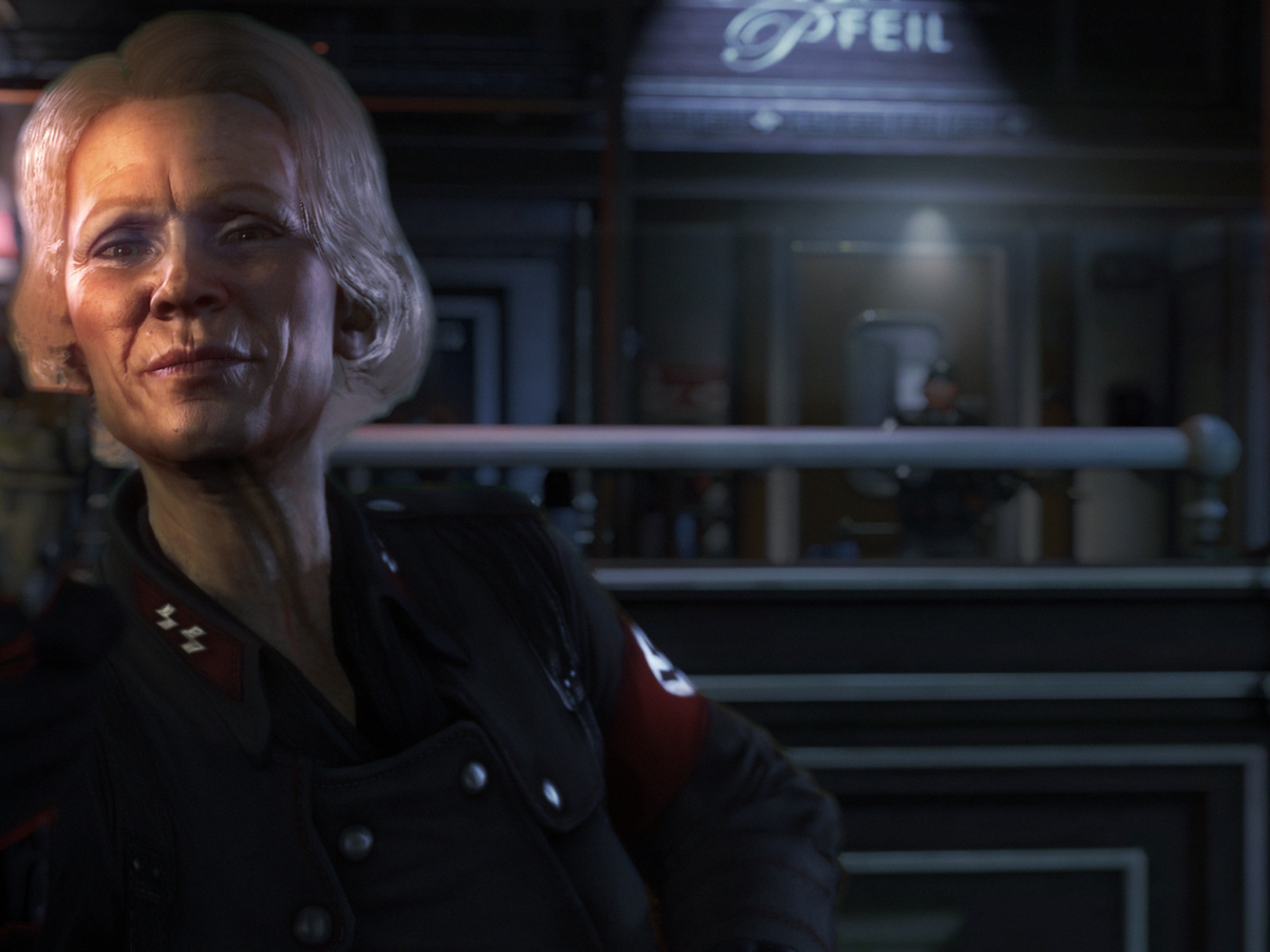 Wolfenstein New Order: фашистский офицер