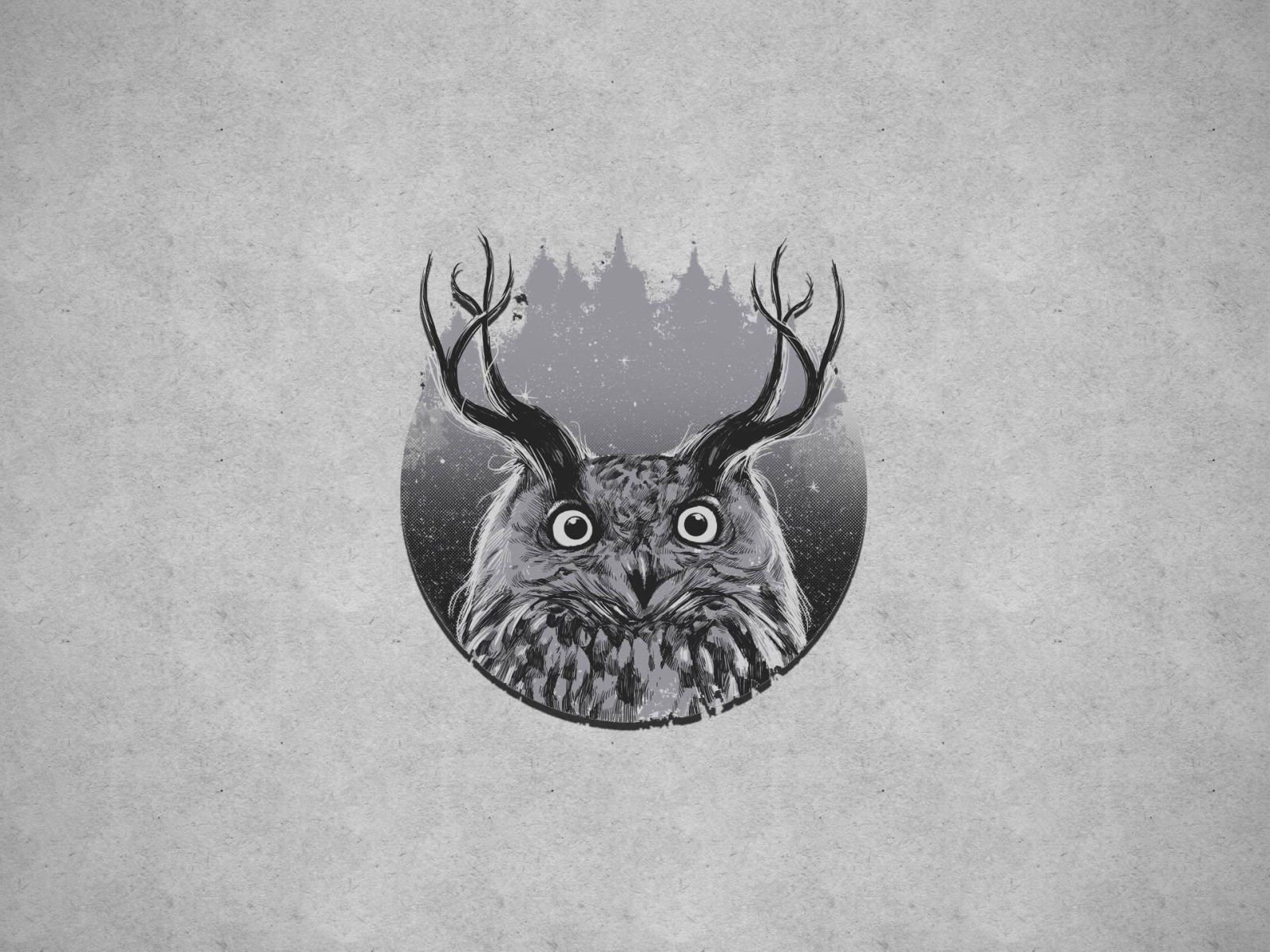 Сова с рогами