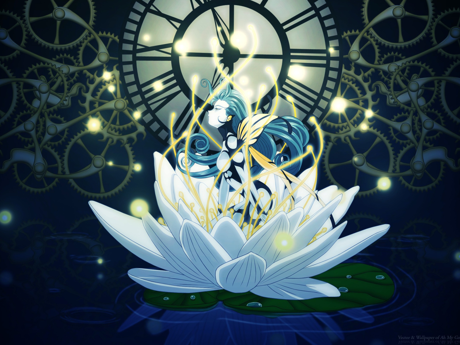 Девочка в лилии