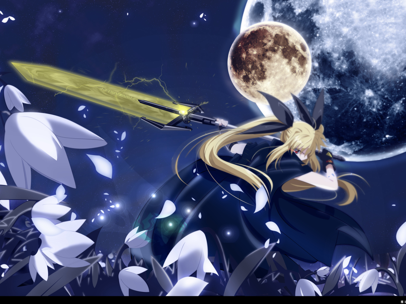 Девушка с большим мечом