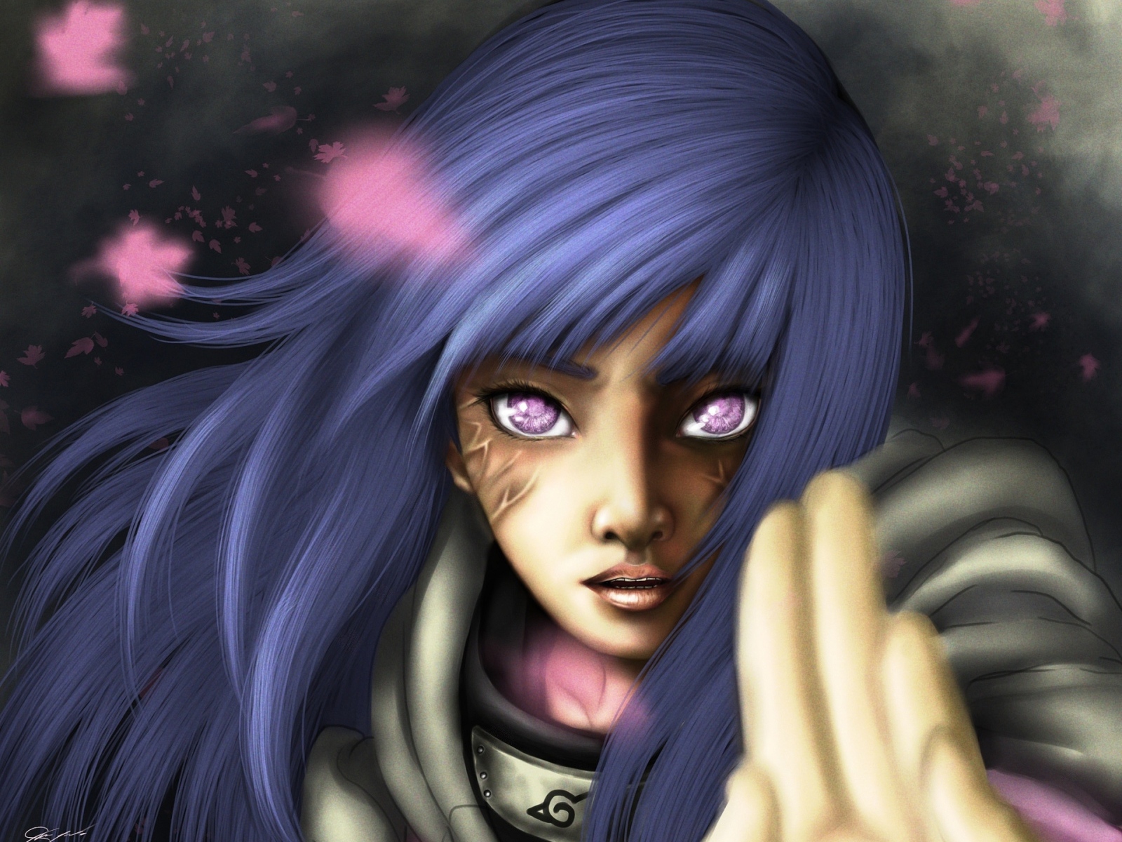 Девушка со шрамами на лице