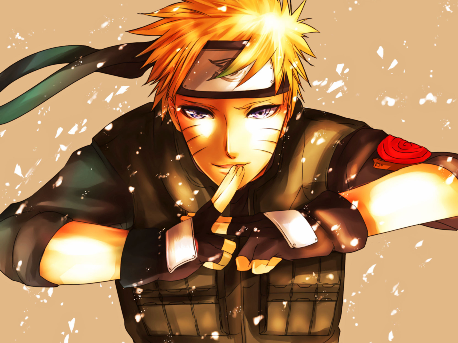 Парень с повязкой на голове