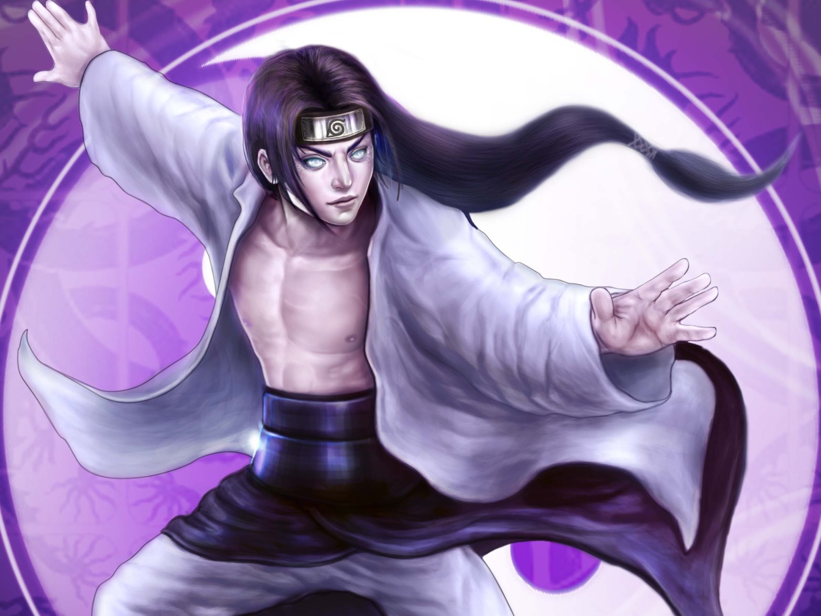 Парень в боевой стойке