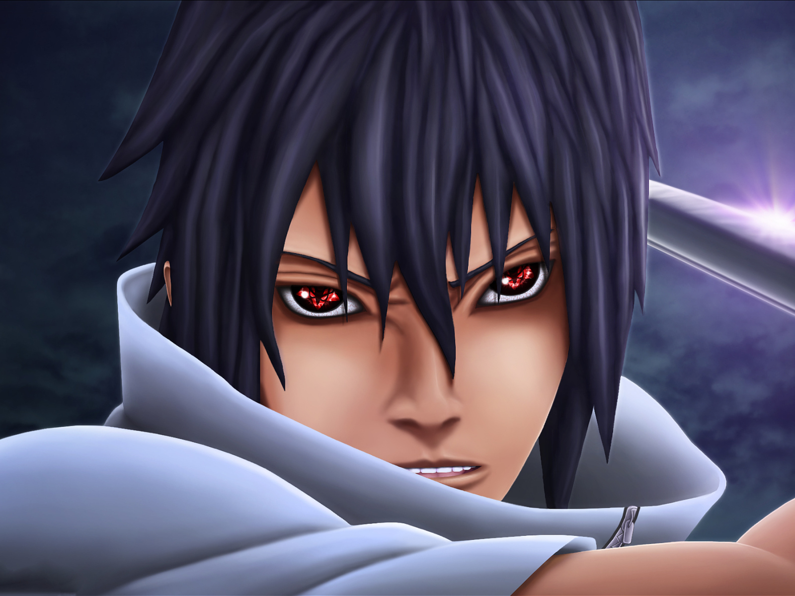 Учиха Саске с мечом