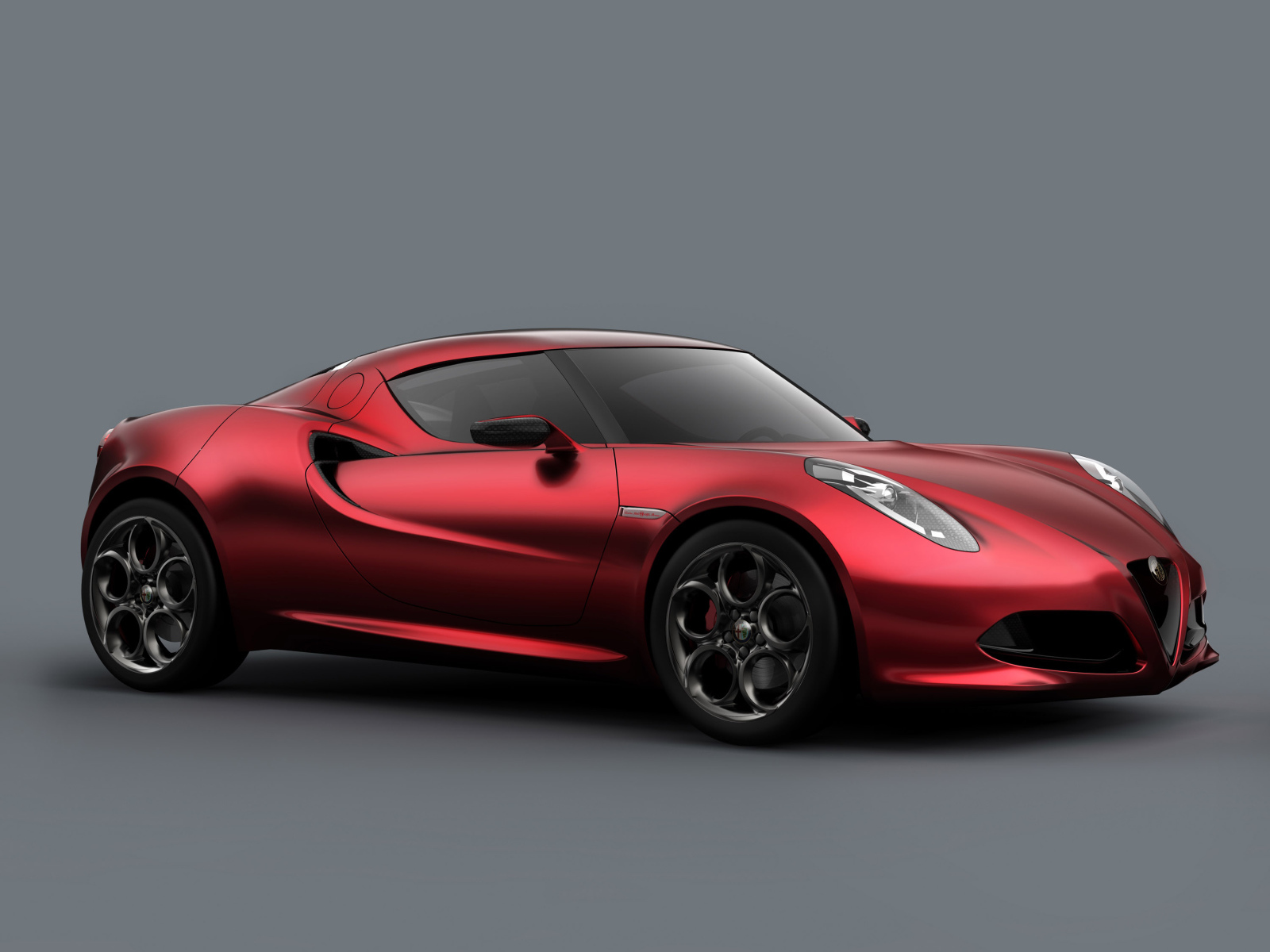Красивый автомобиль Alfa Romeo 4c в Москве
