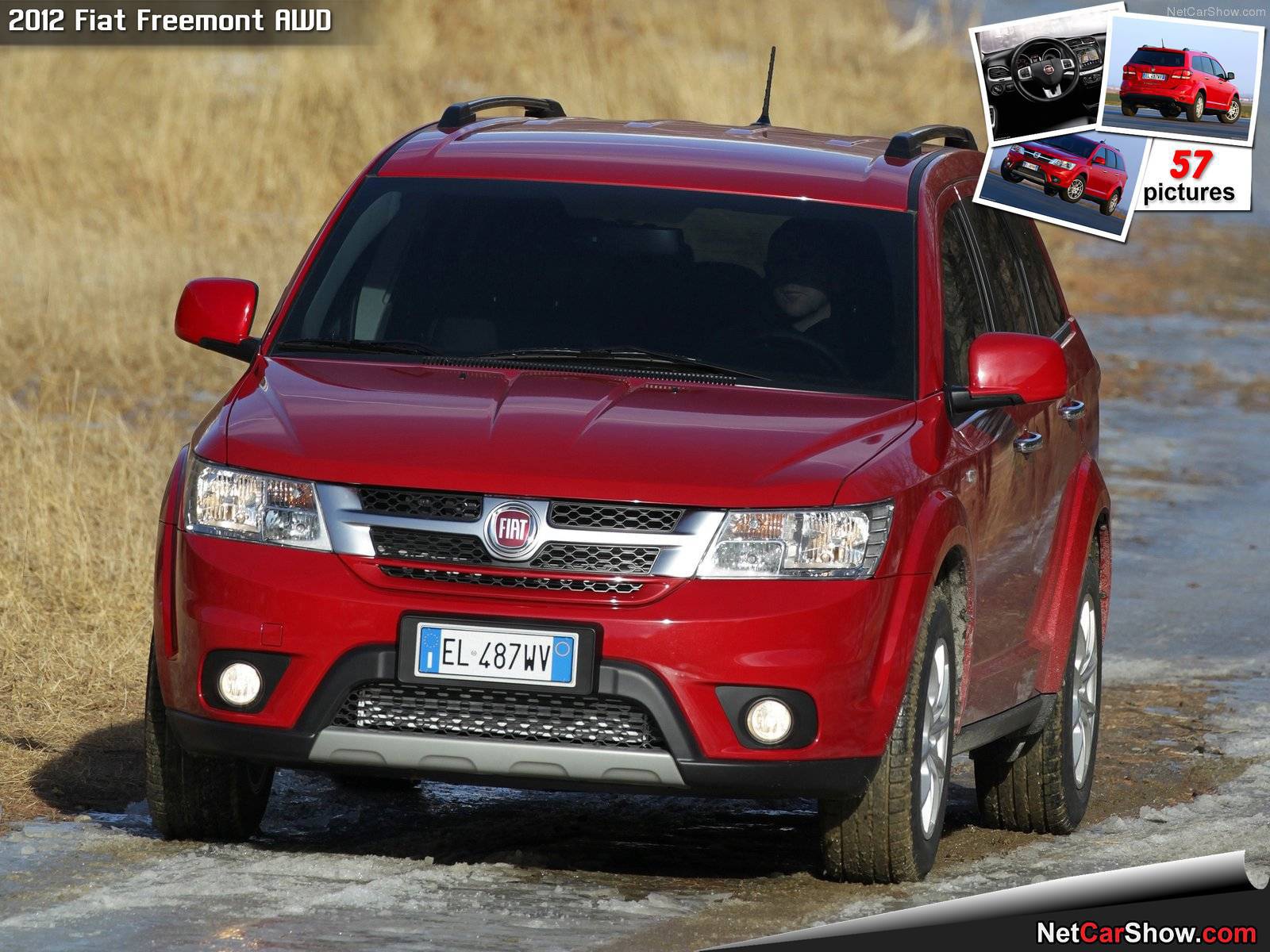 Красивый автомобиль Fiat Freemont в Москве