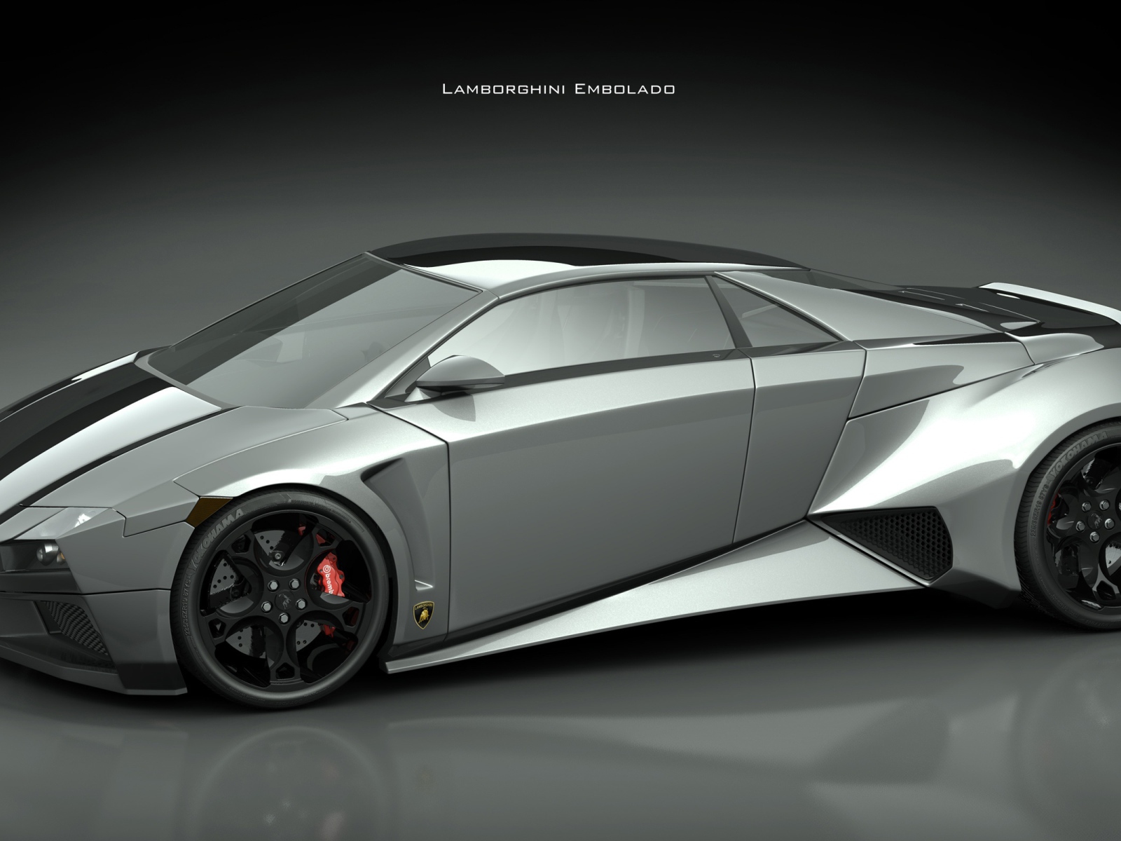 Автомобиль Lamborghini embolado