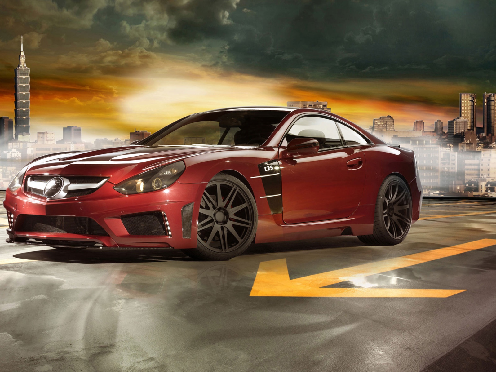 Супер кар Mercedes Benz Carlsson C25