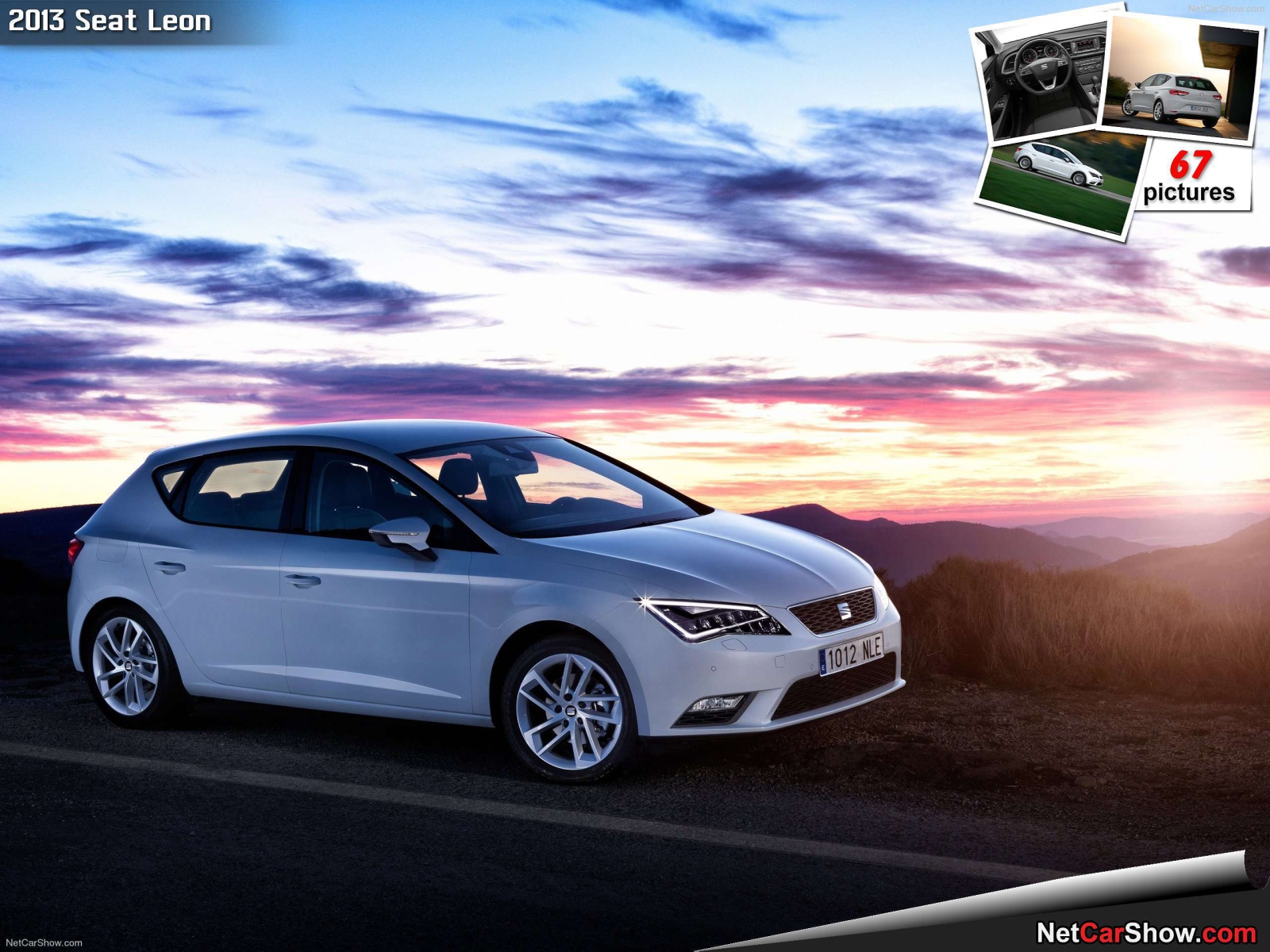 Красивый автомобиль Seat leon в Москве