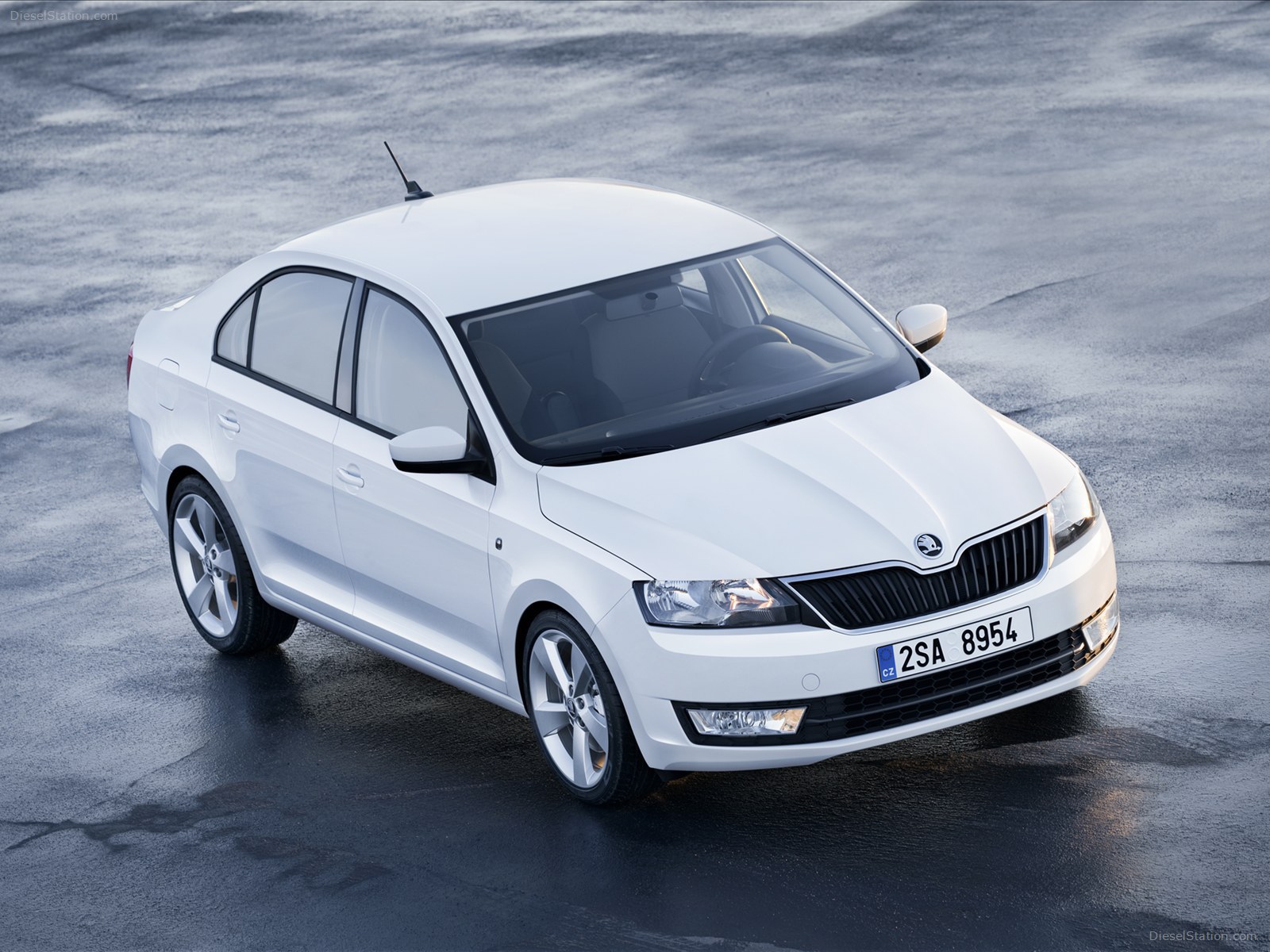 Красивый автомобиль Skoda Rapid в Москве