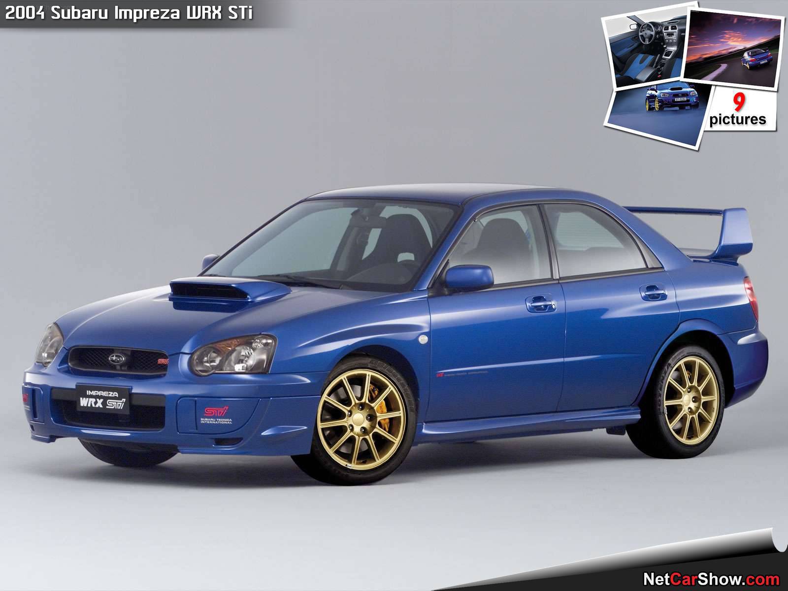 Красивый автомобиль Subaru Impreza WRX STI в Москве