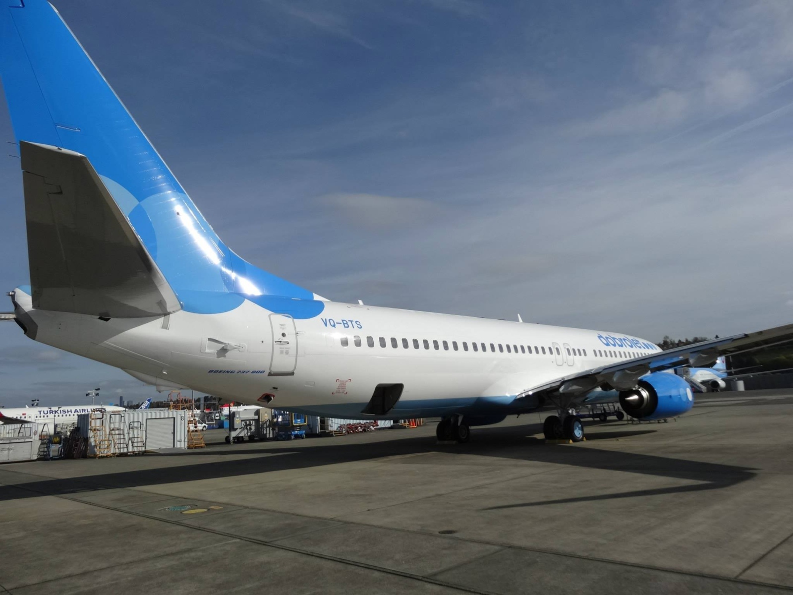 Авиалайнер от компании Добролет