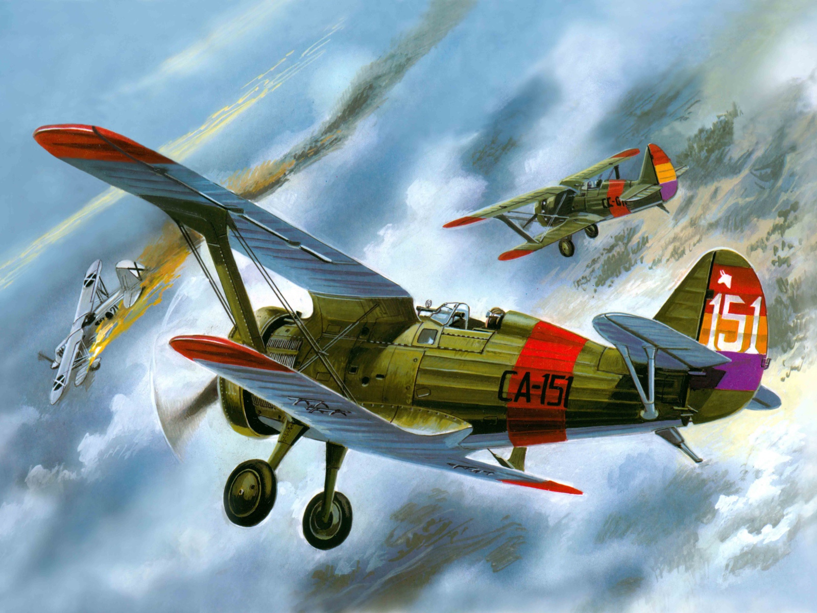 Российский самолет И-15