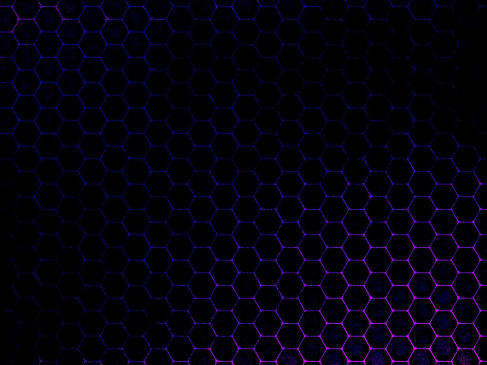 Черные обои с голубыми шестиугольниками