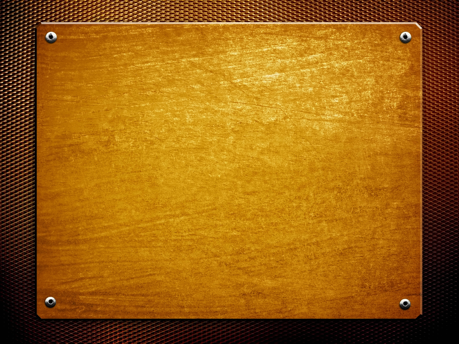 Медная табличка