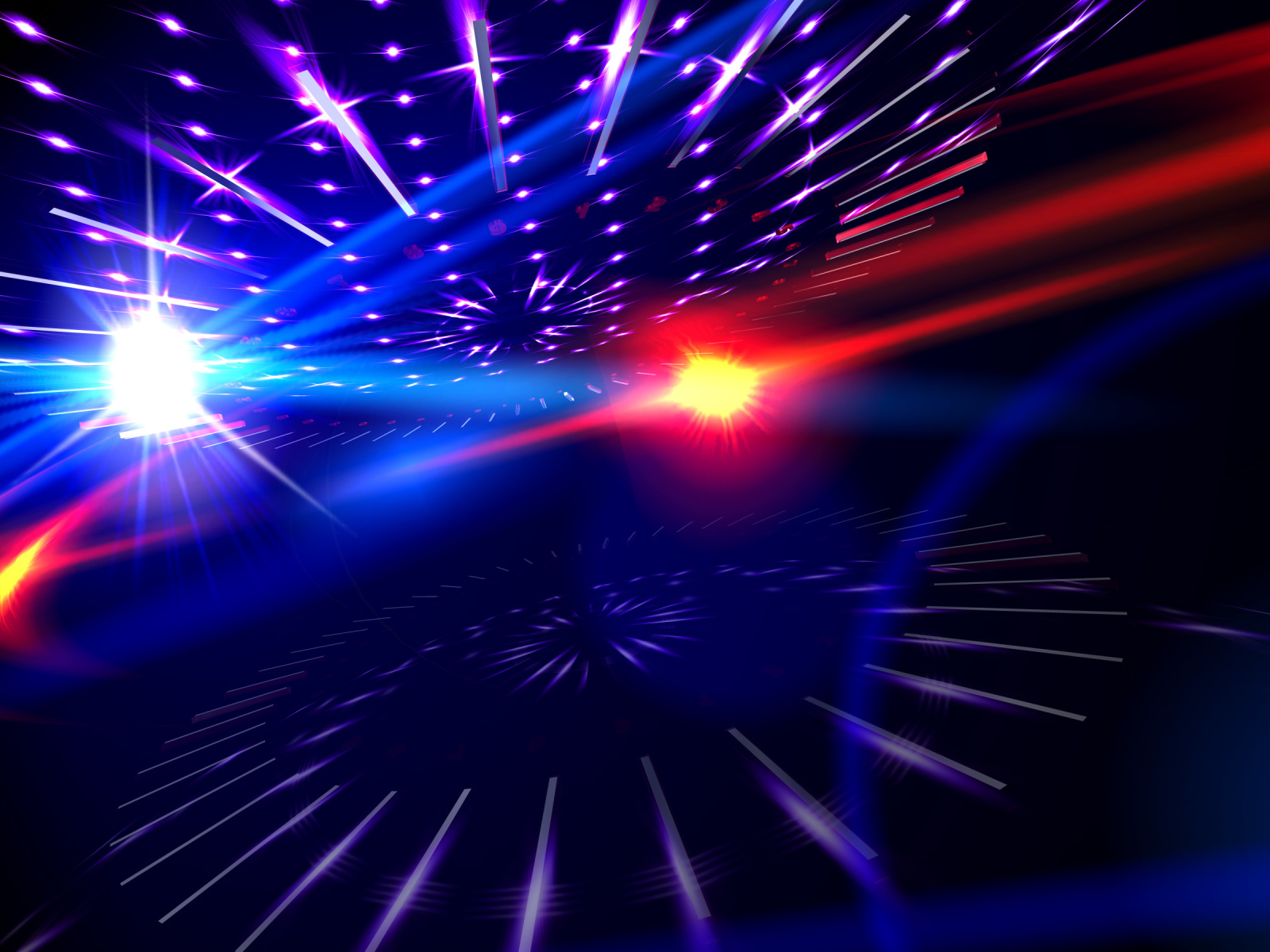 Цветные блики