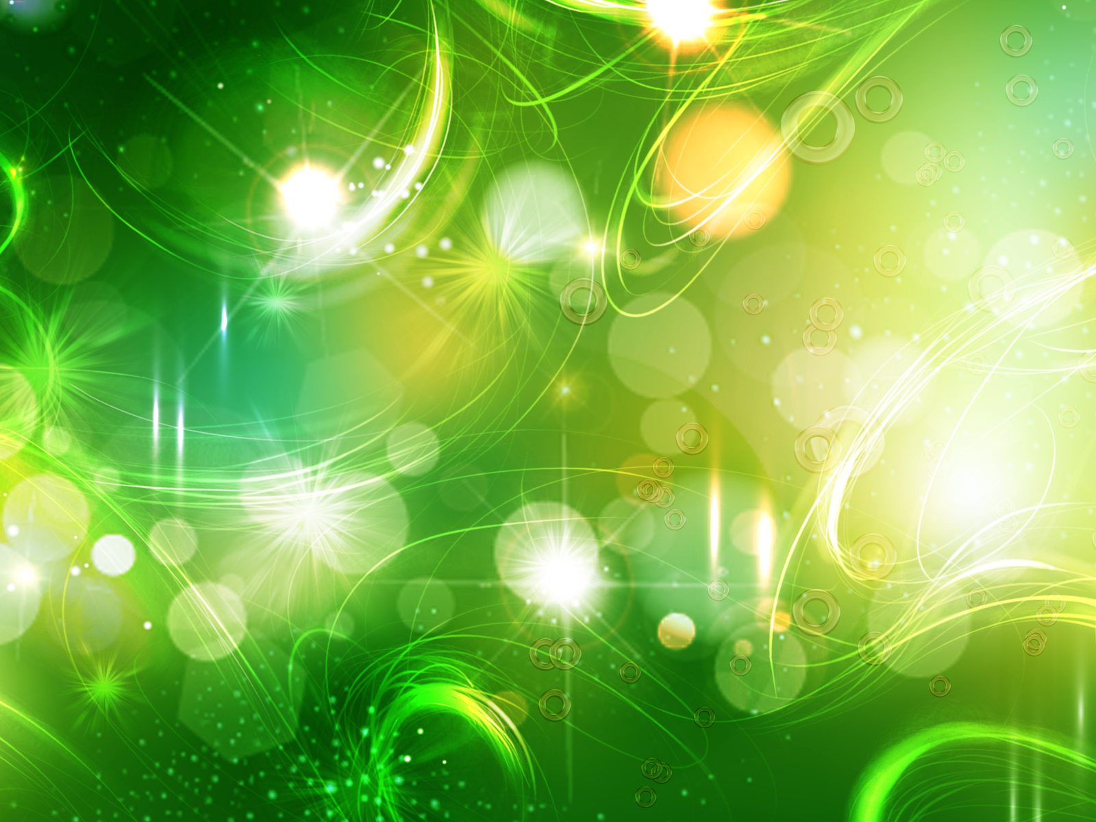 Оранжево зеленая абстракция