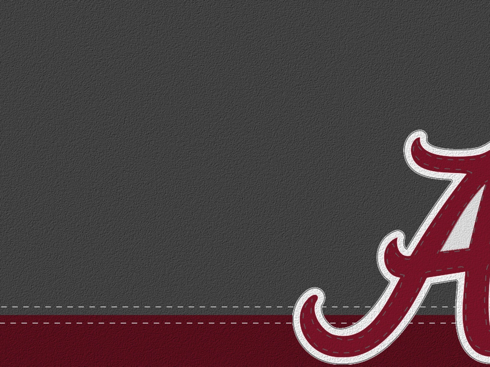 Буква а на ткани