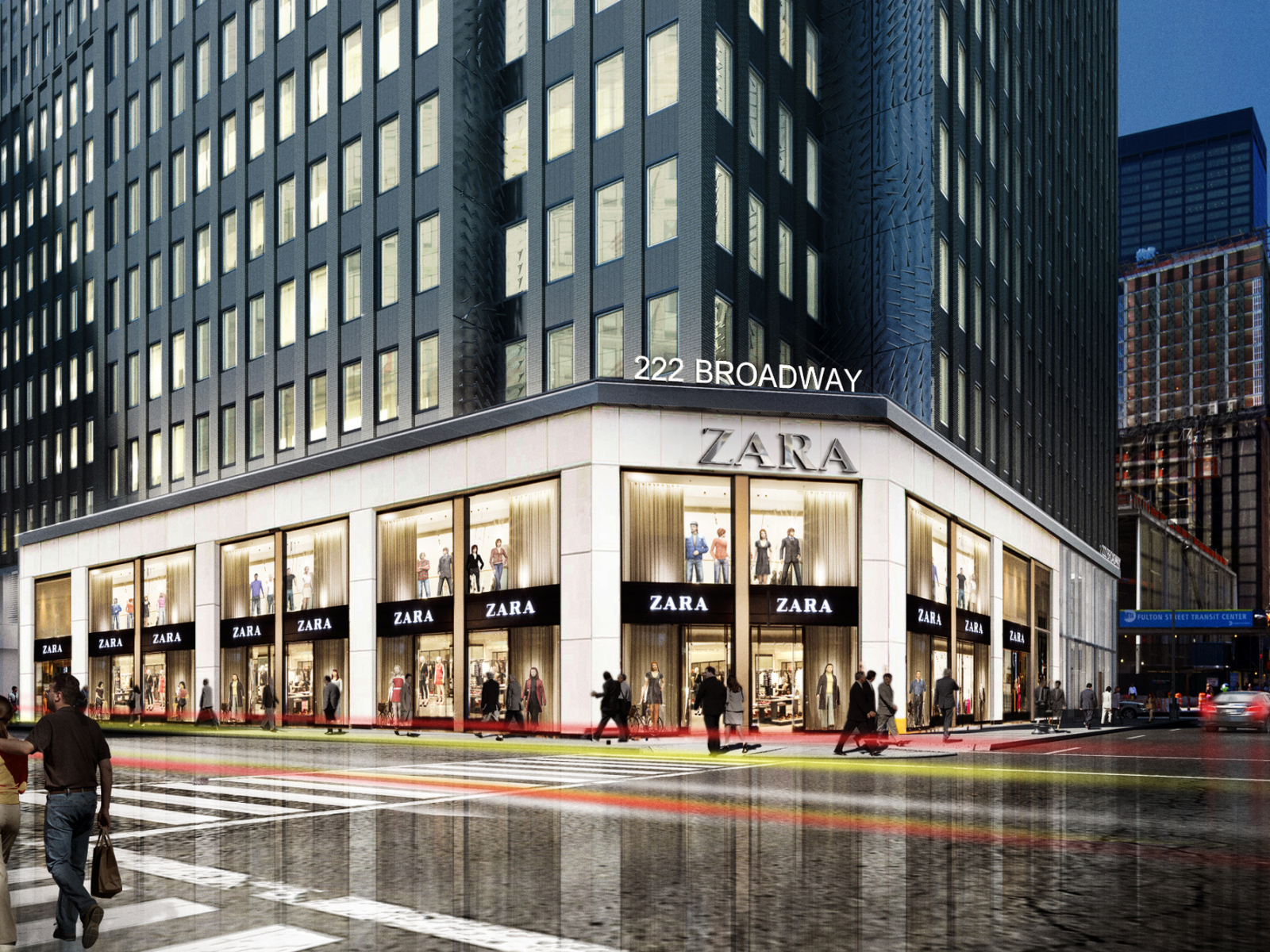 Дорогой бутик Zara