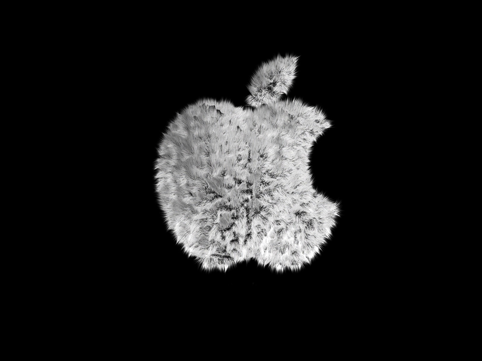 Меховой логотип Apple