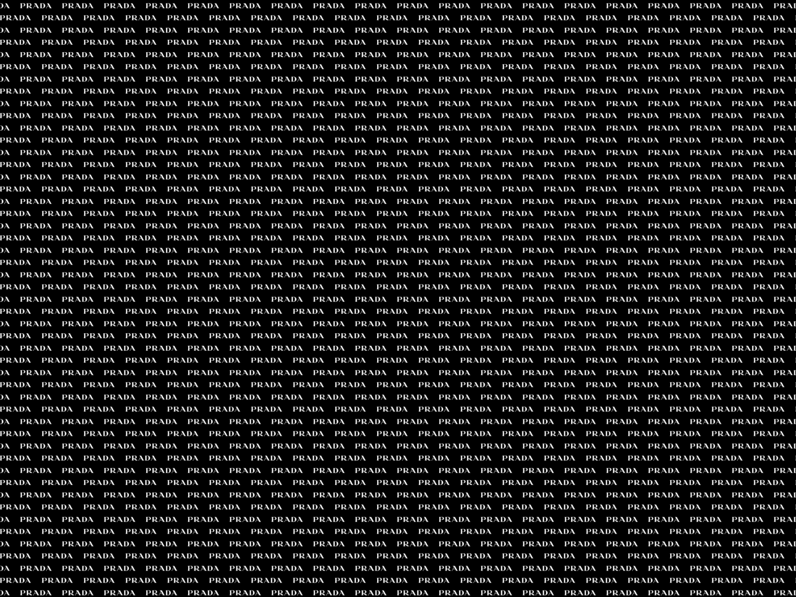 Текстура из названия бренда Prada