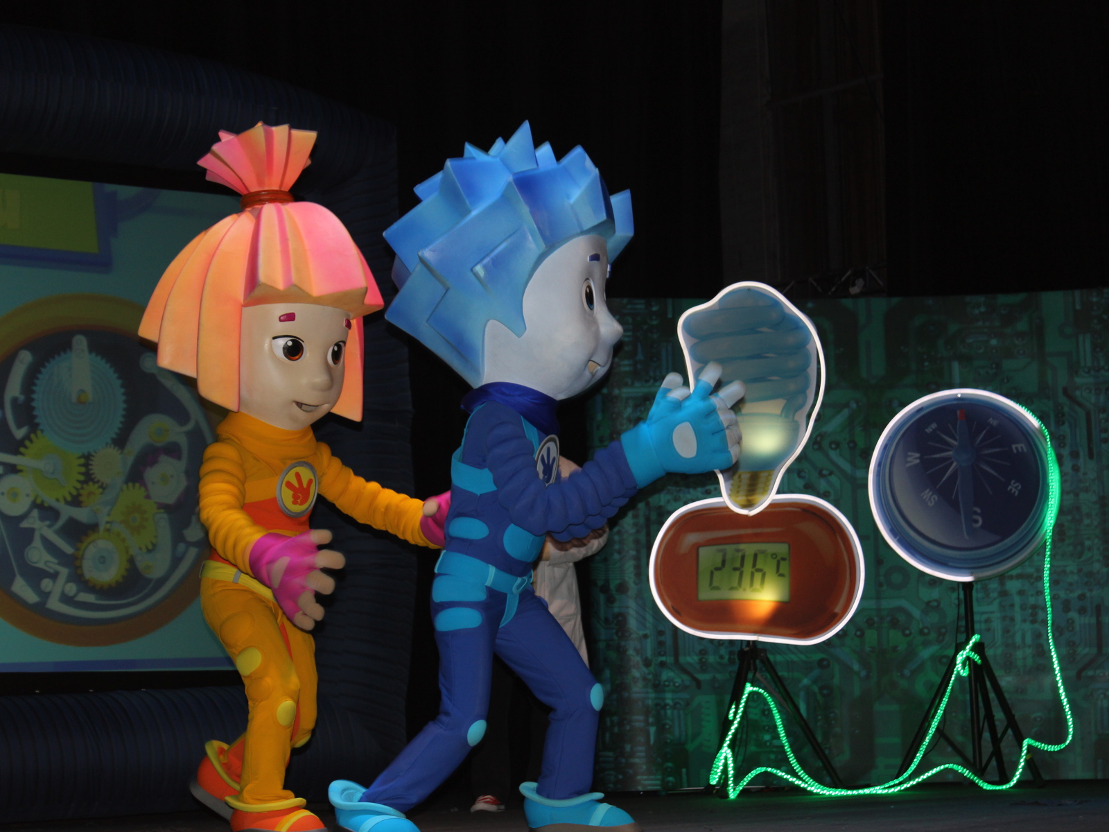 Фиксики измеряют температуру