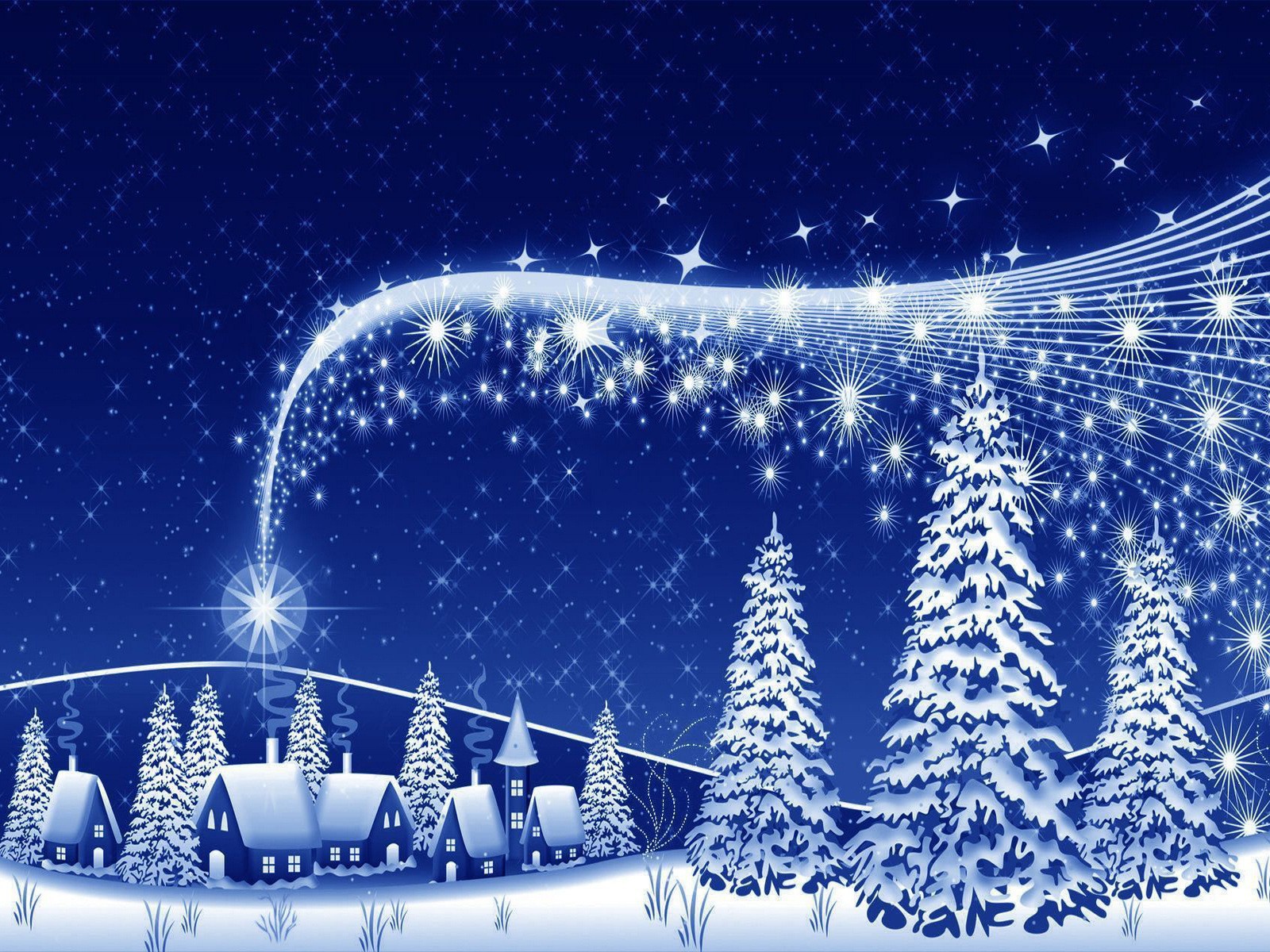 Рождественский рисунок