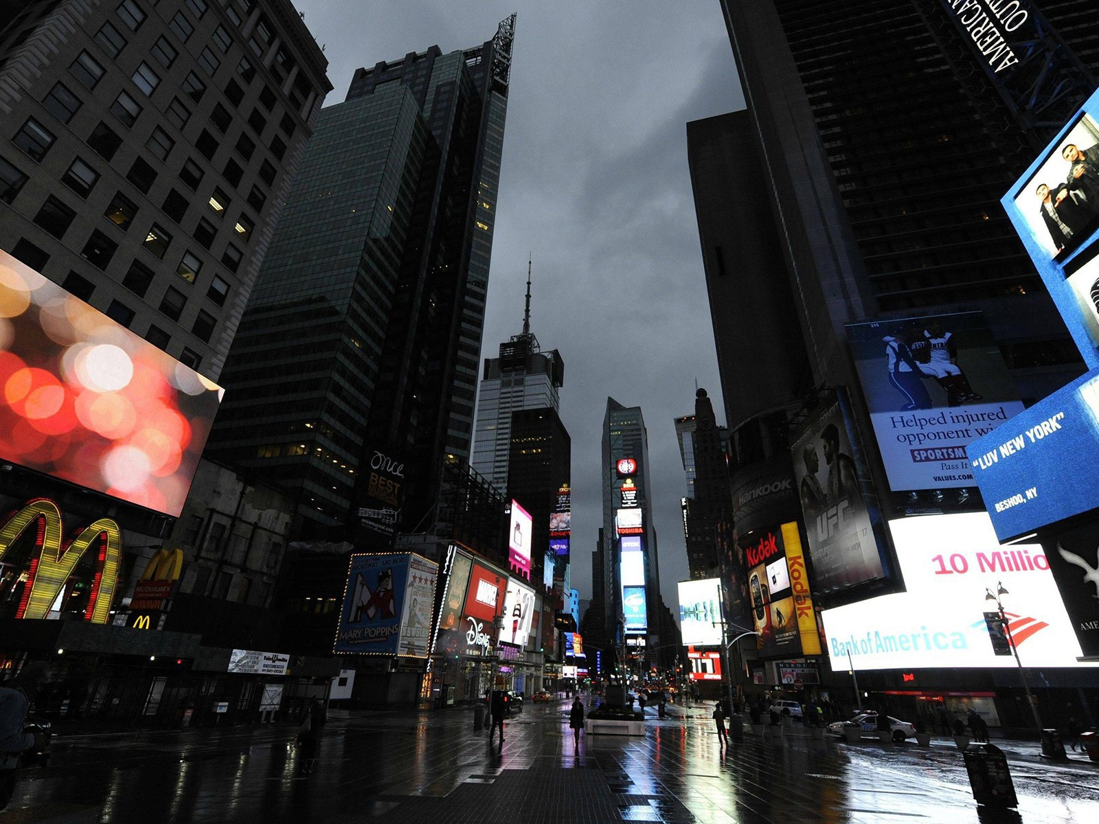 Реклама в городе Нью-Йорк