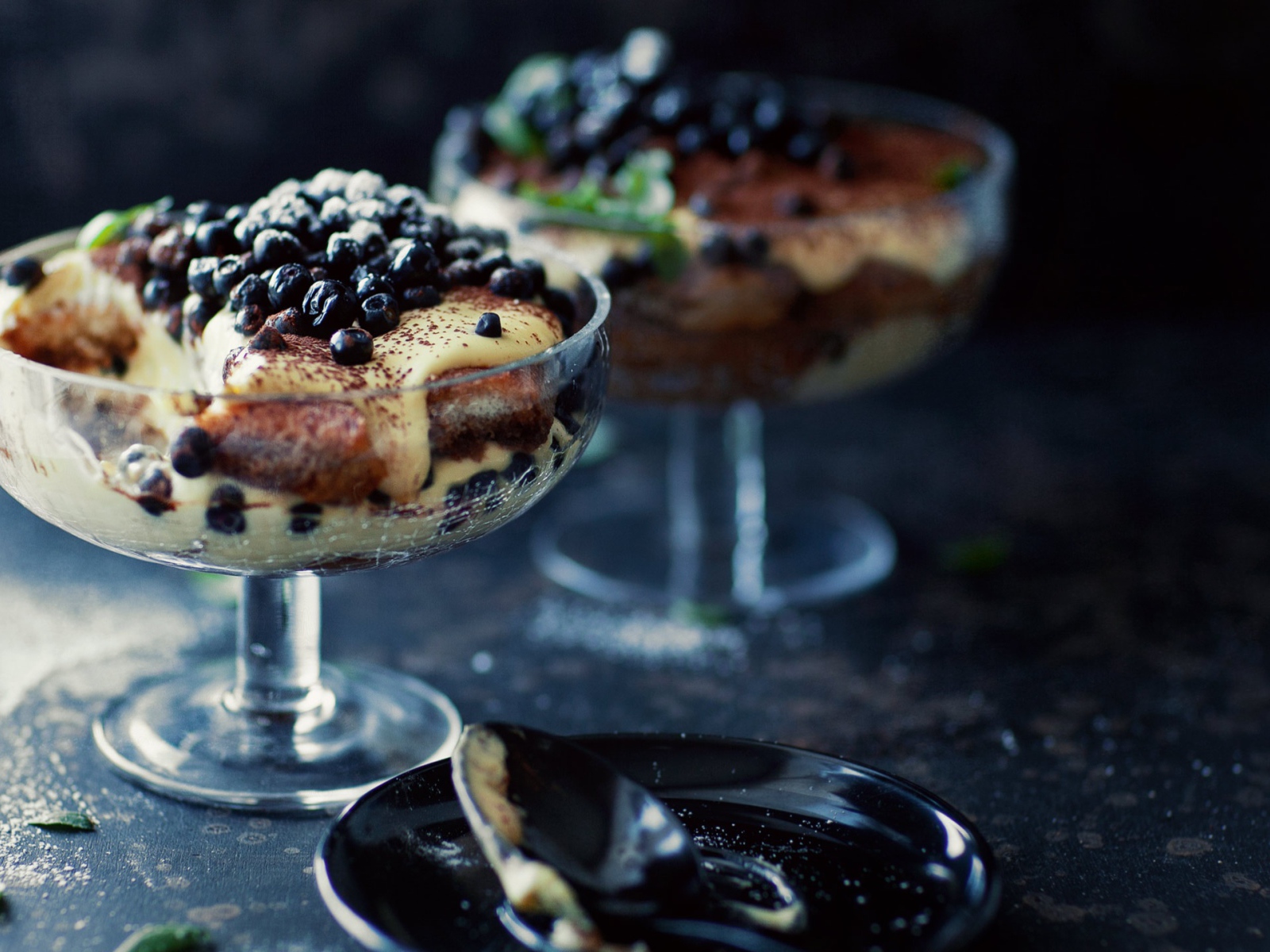 Черничный десерт