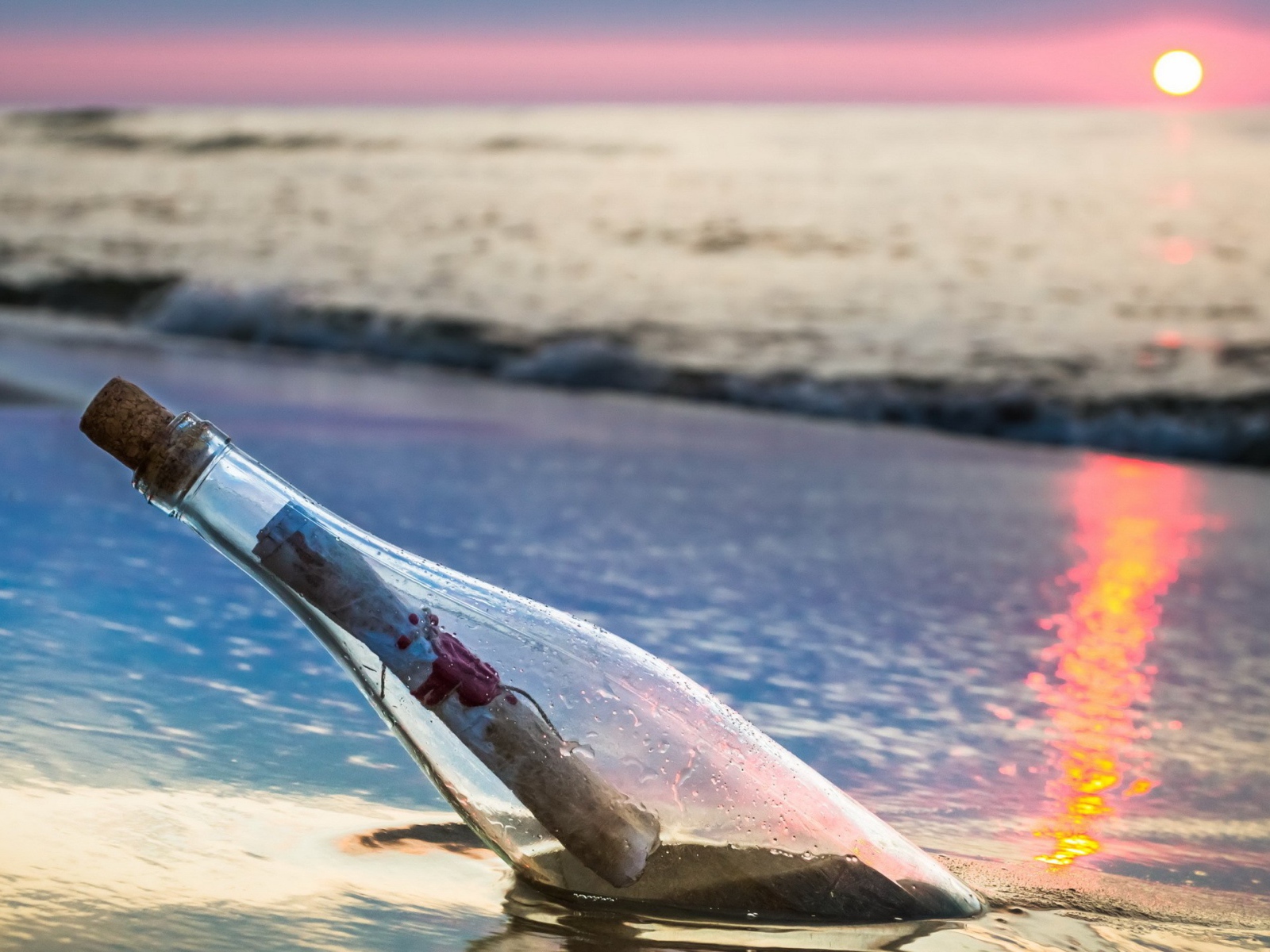 Бутылка с письмом