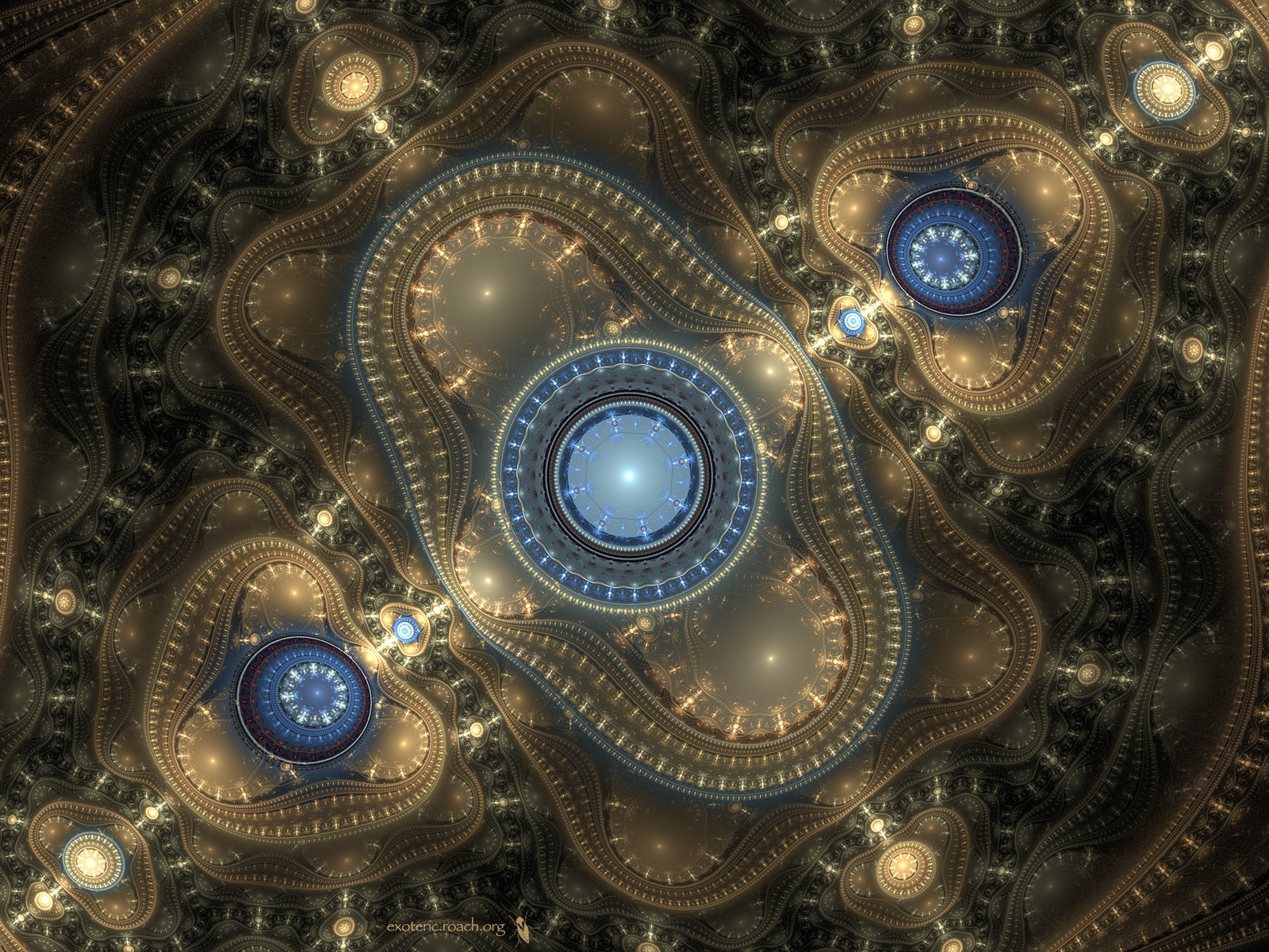 Яркие узоры стимпанк