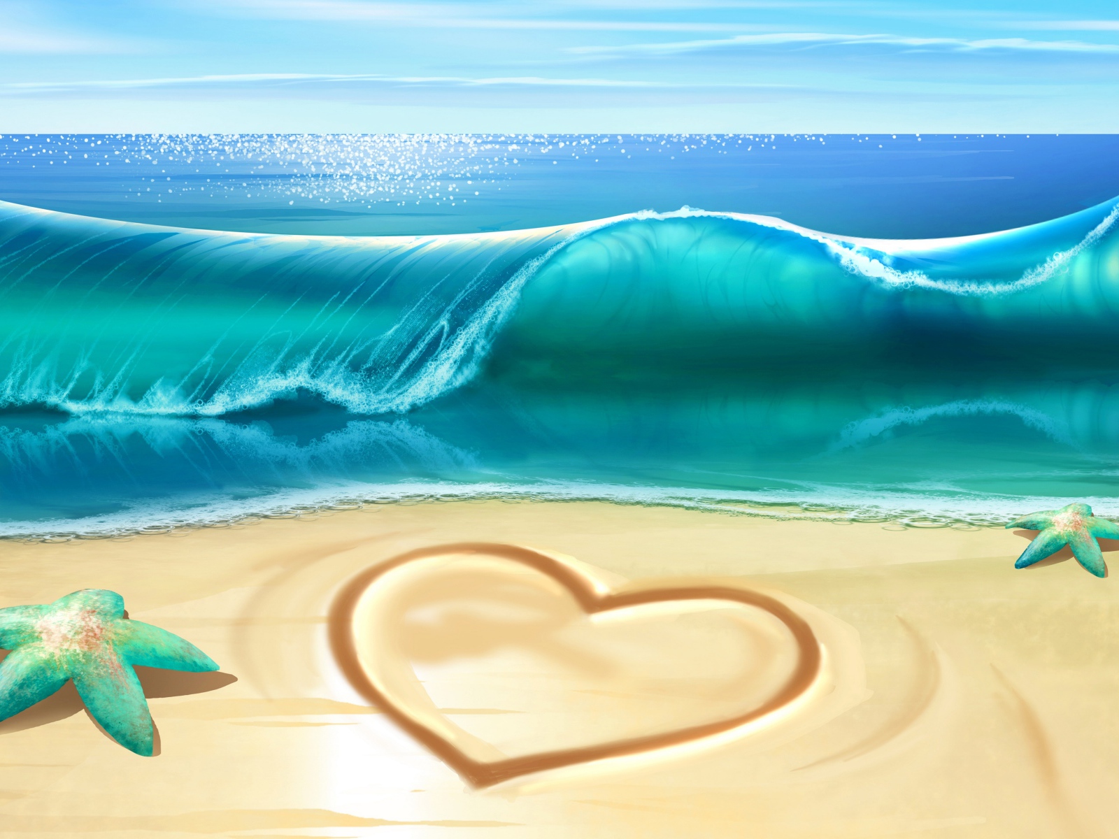 Сердце на песке