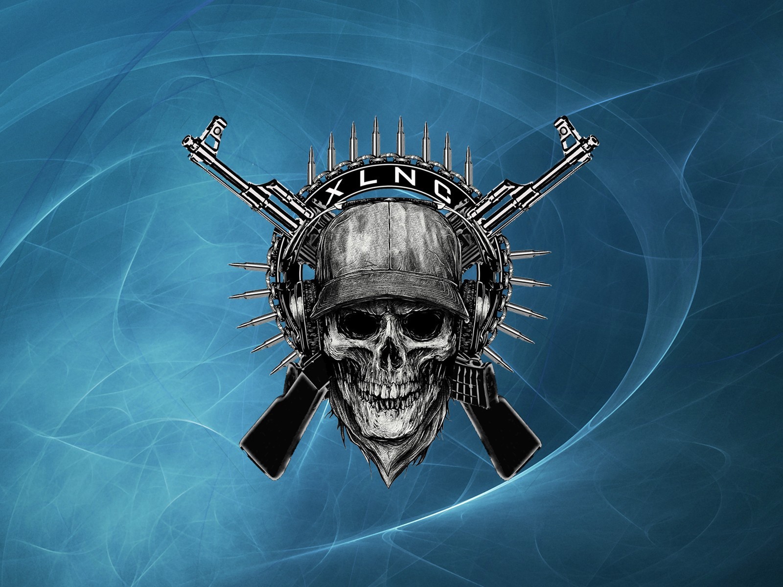 Череп и два автомата