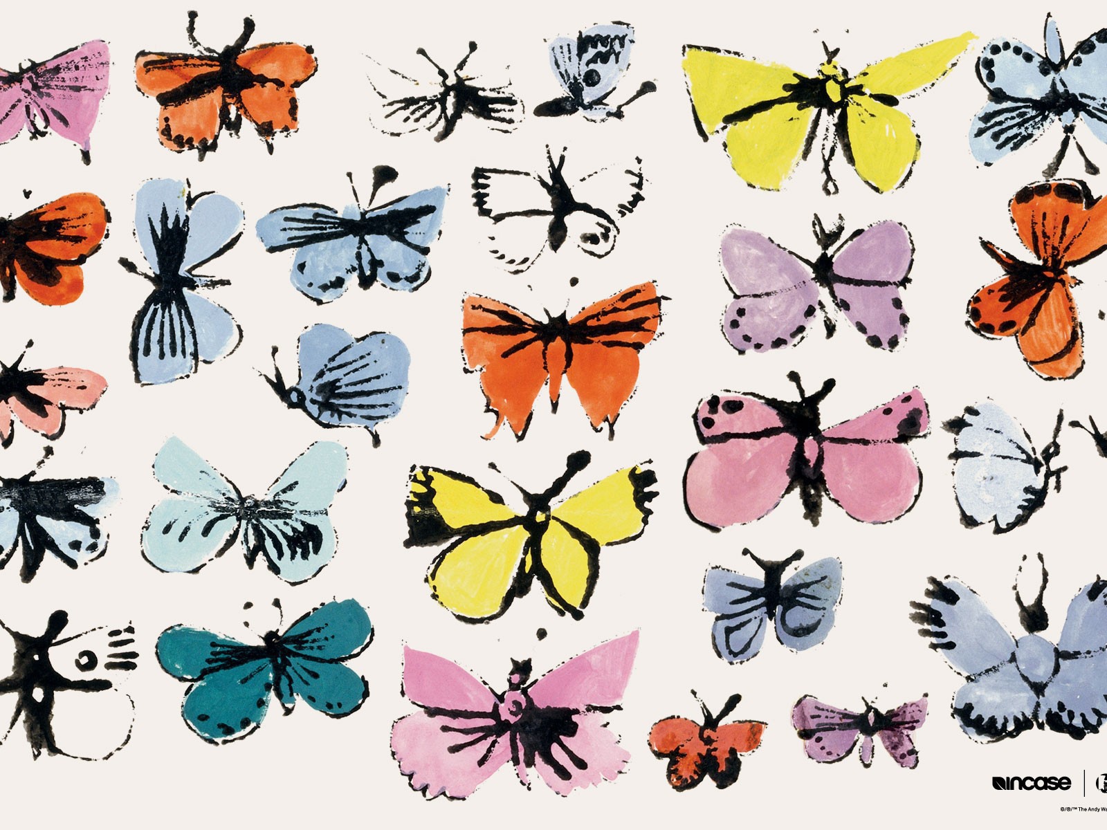 Картина Энди Уорхола Бабочки