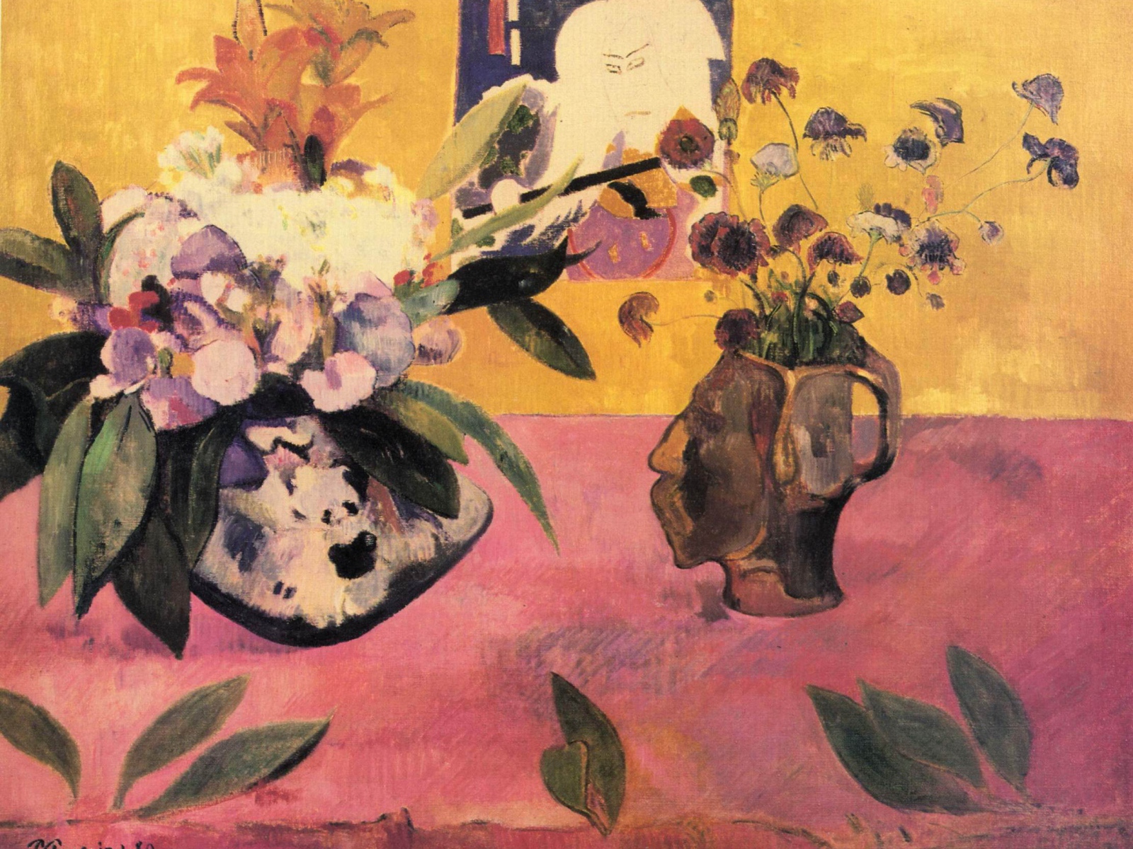 Картина Сезанна - Цветочная композиция