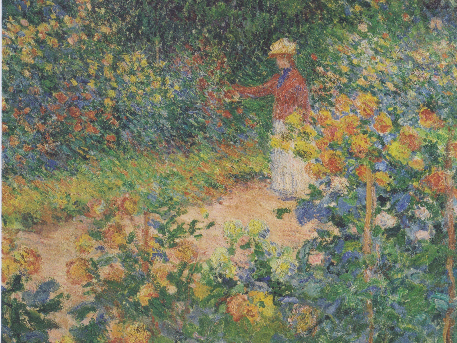 Картина Клода Моне - Им Гартен