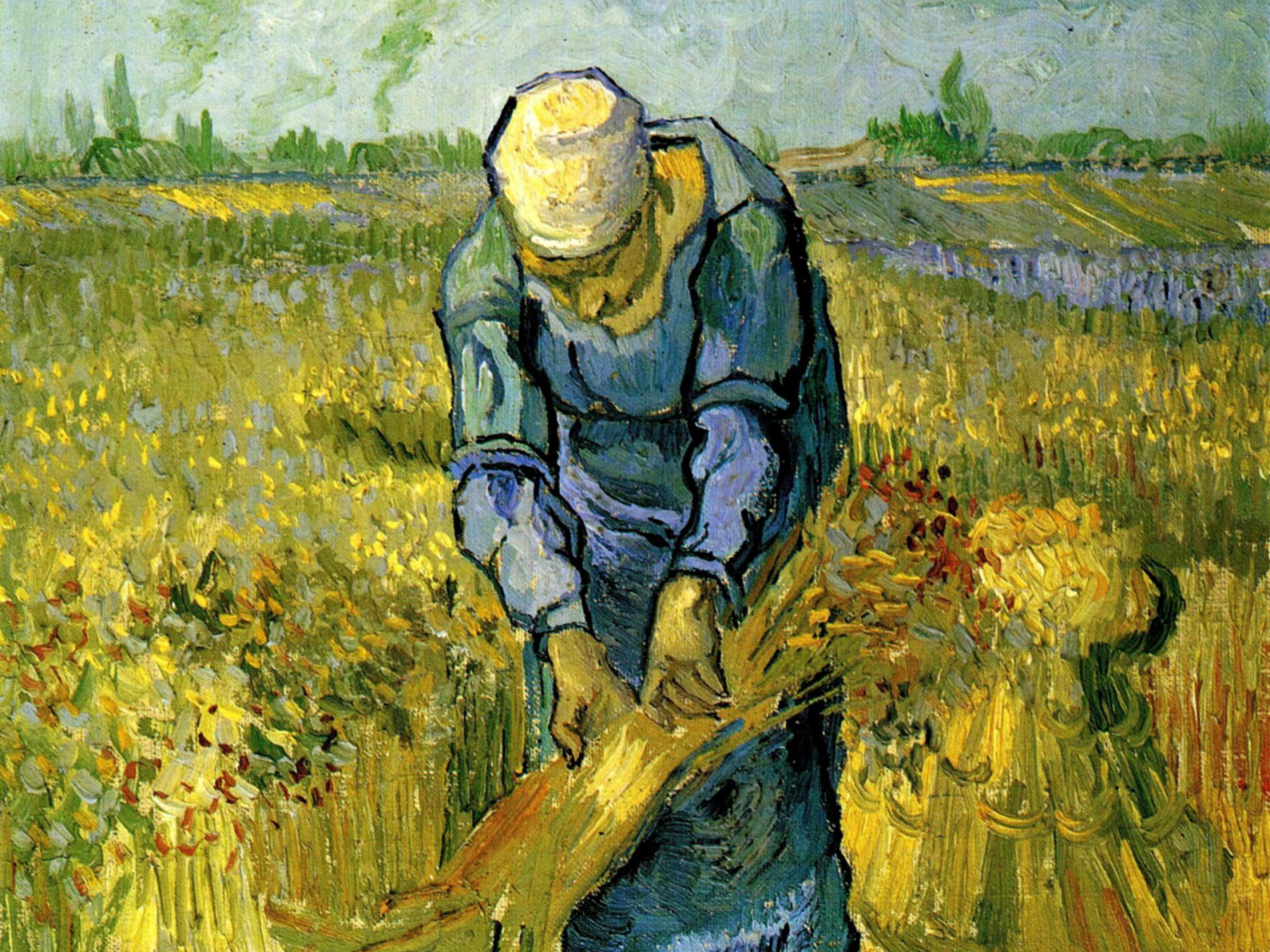 Картина Винсента Ван Гога - Крестьянка