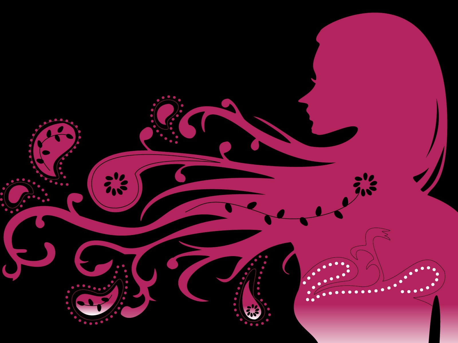 Прекрасная векторная девушка