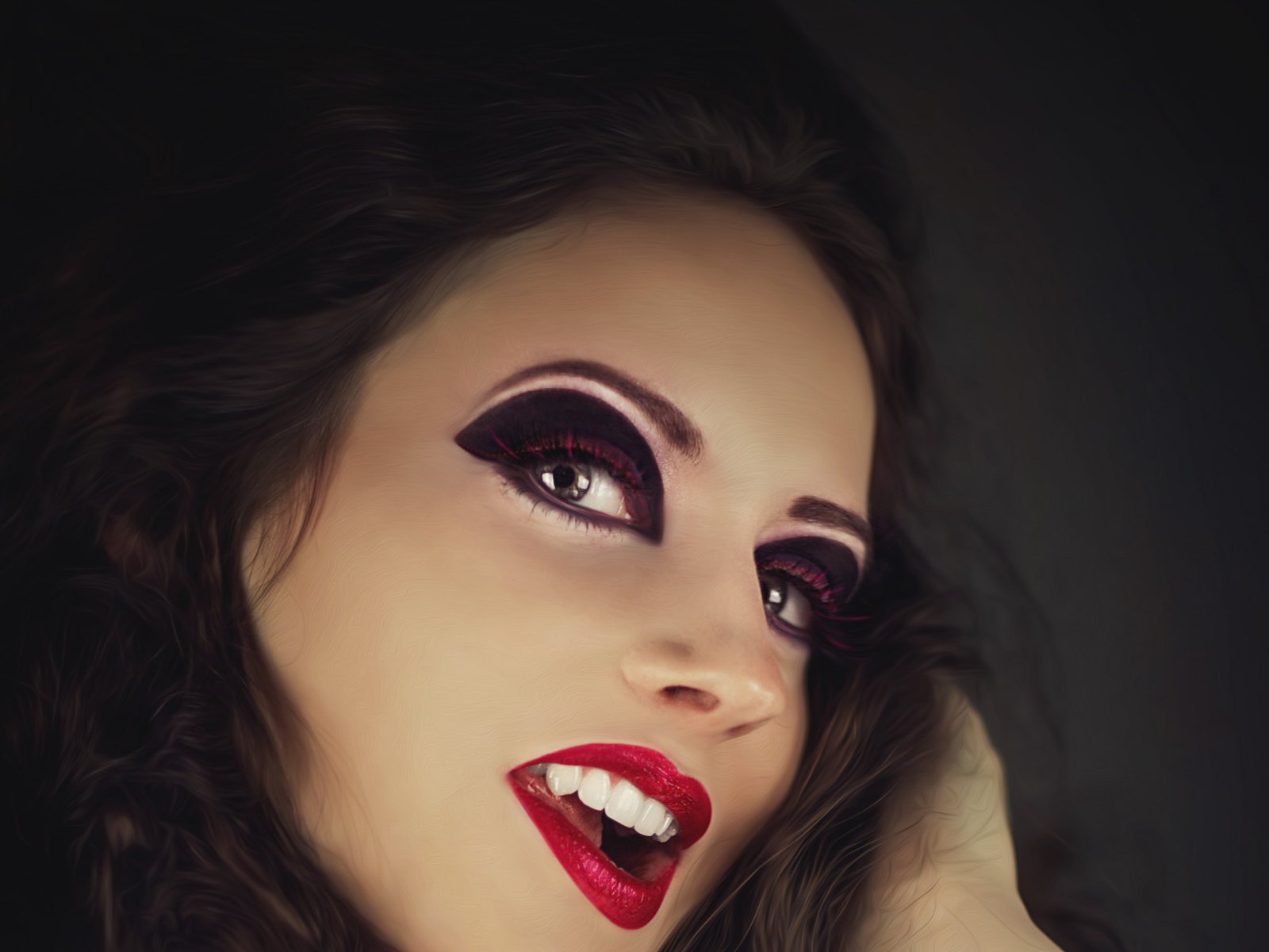 Великолепная девушка вампир