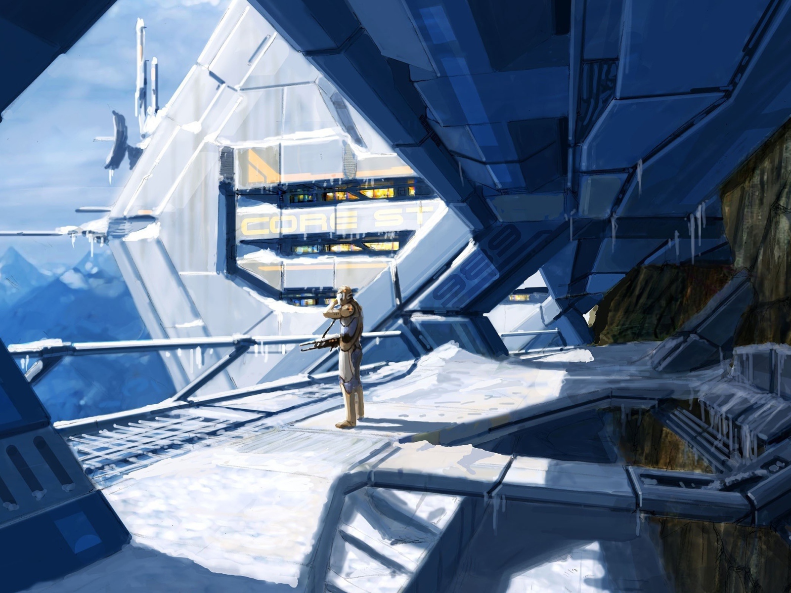 Человек на станции