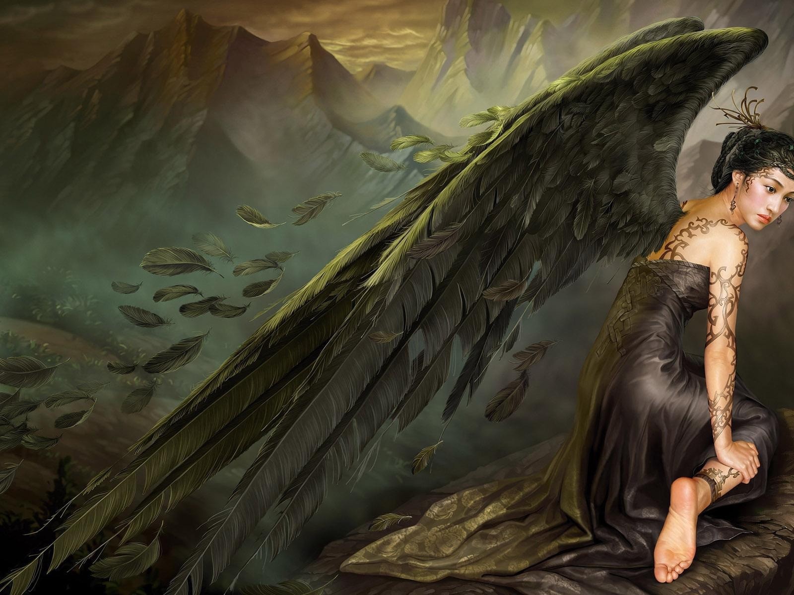 Черный ангел теряет перья