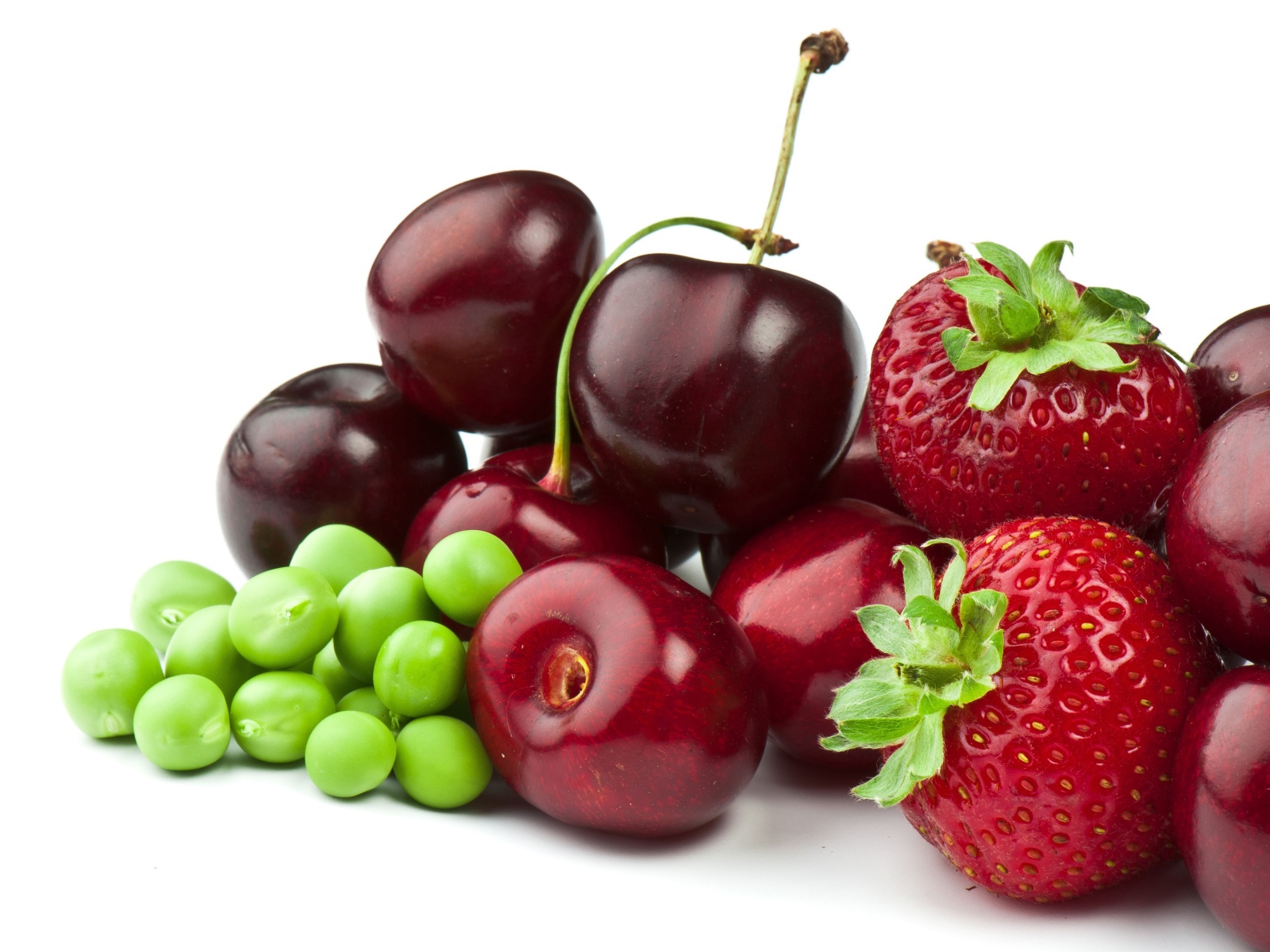 Ягоды и горох