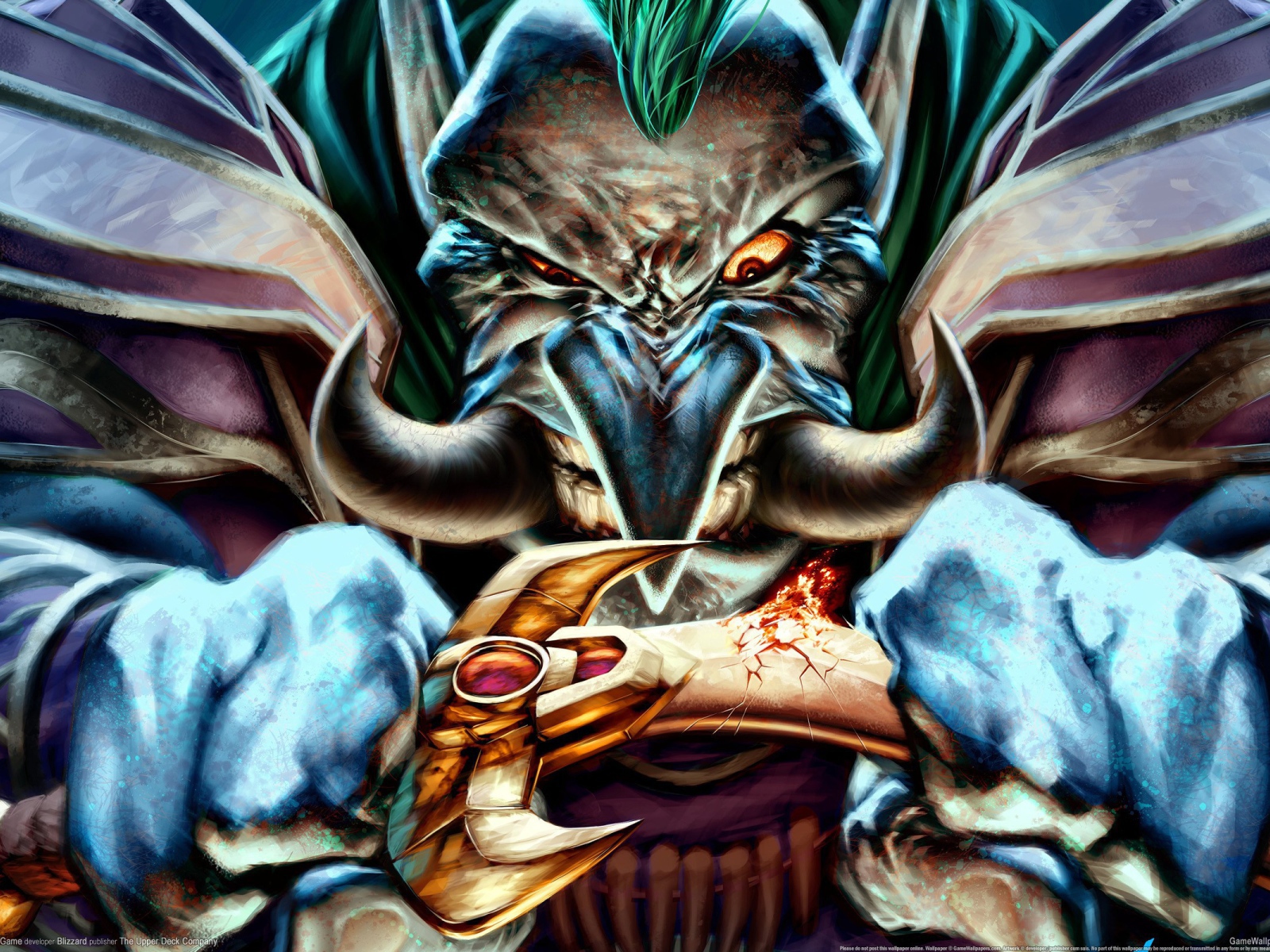 Чудовище ломает меч