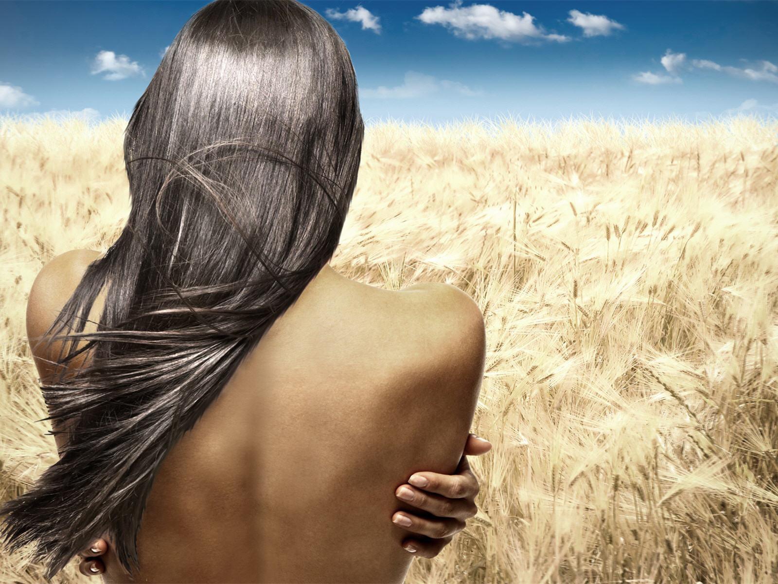 Девушка в ржаном поле